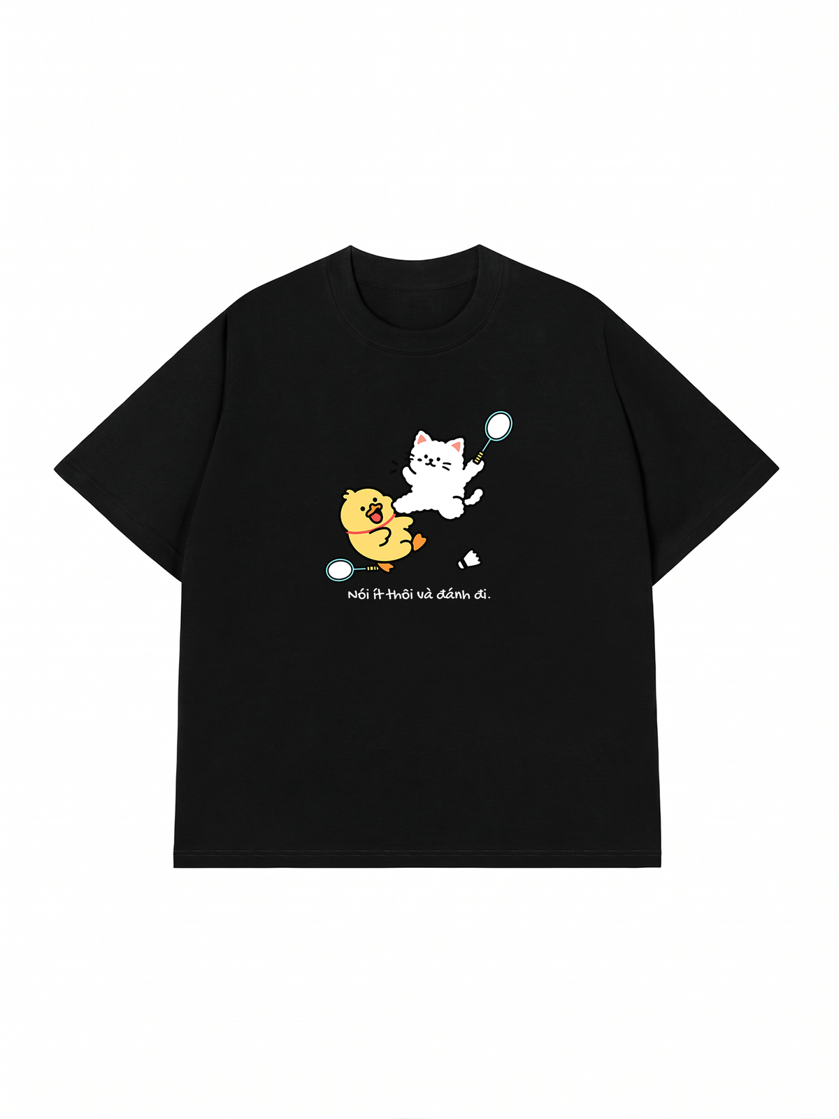 Áo Thun Relaxed Fit Nói Ít Đánh Đi