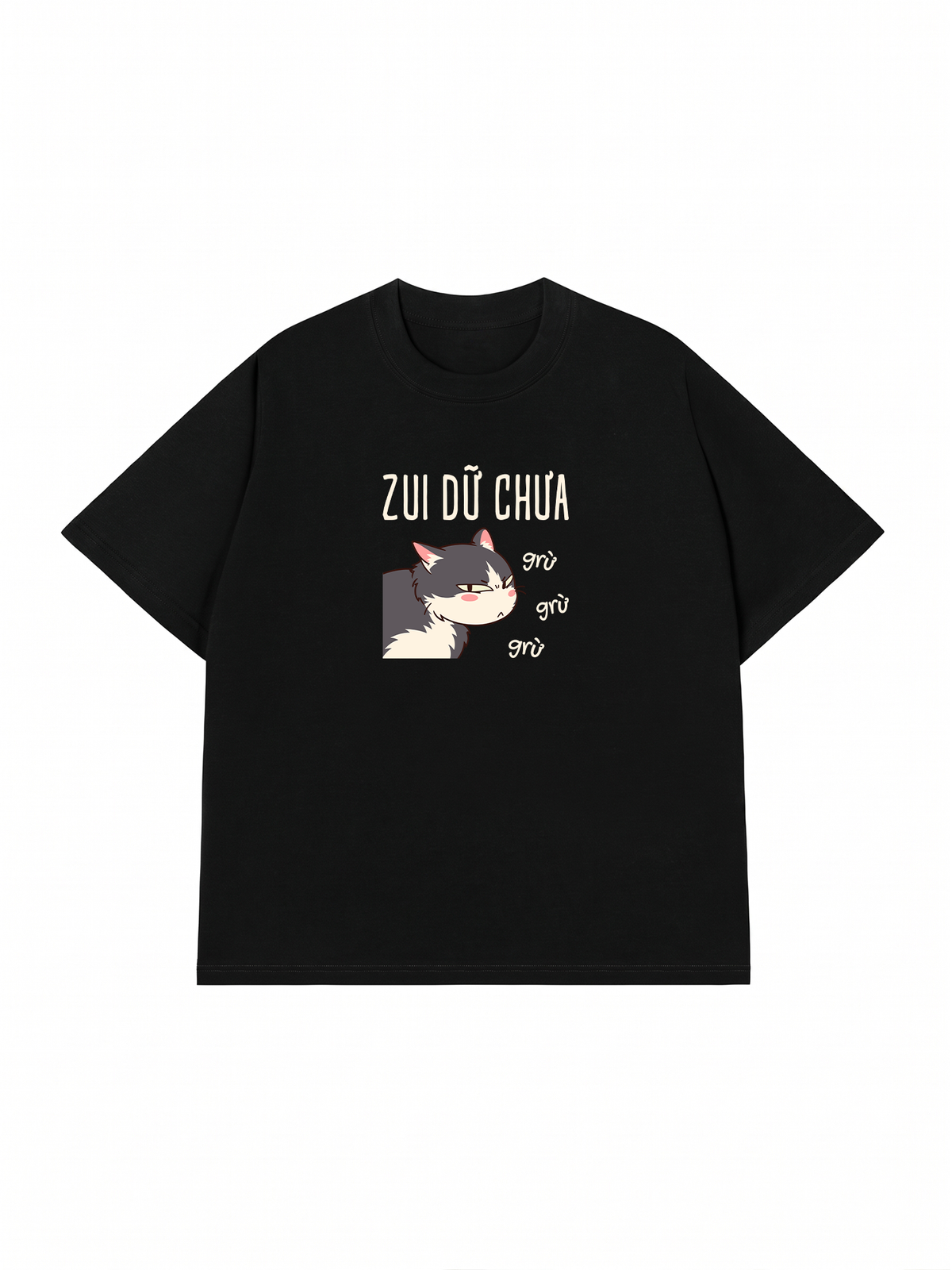 Áo Thun Relaxed Fit Zui Dữ Chưa