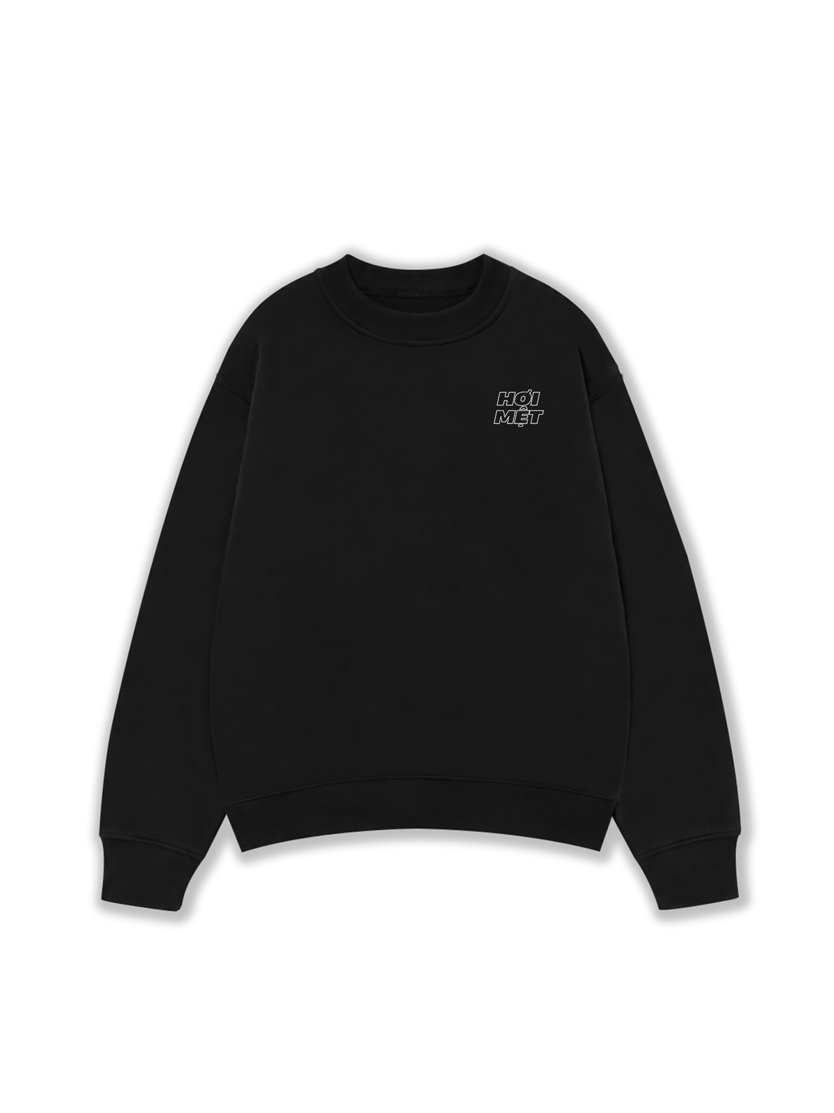 Áo Sweater Nỉ Hai Da Xà Rơi