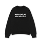 Áo Sweater Nỉ Hai Da Người Cứ Mệt Mệt Kiểu Thiếu Tiền