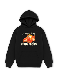 Áo Hoodie Nỉ Hai Da Dự Án Ma Của Tôi Ngủ Sớm