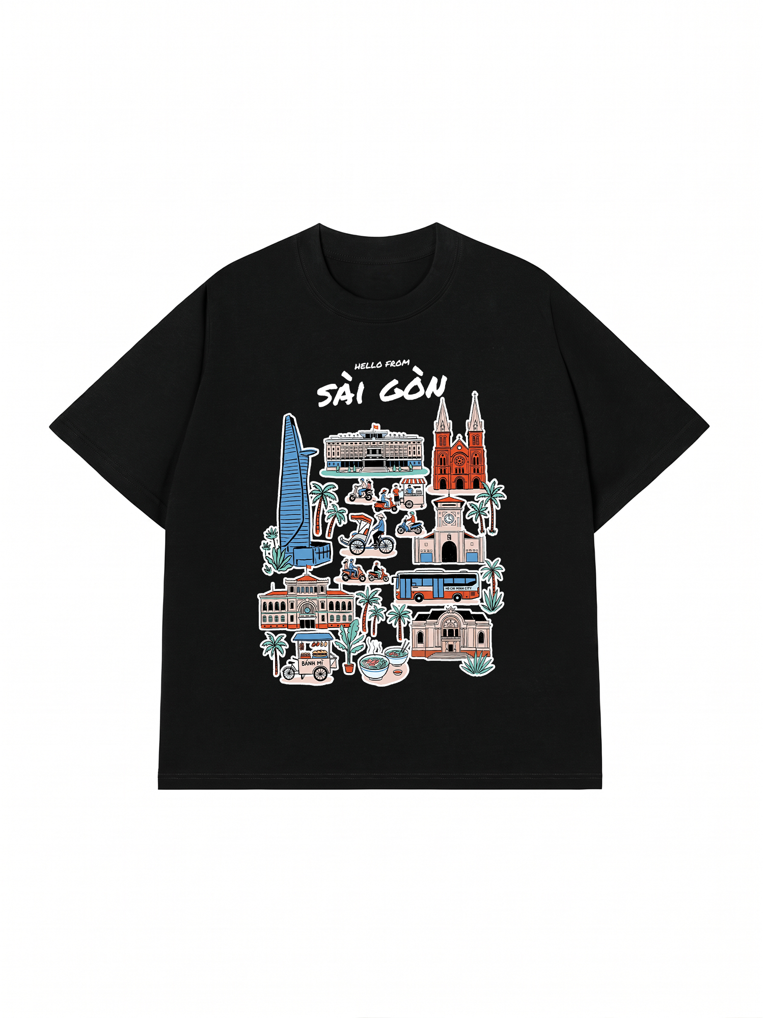Áo Thun Relaxed Fit Hello From Sài Gòn