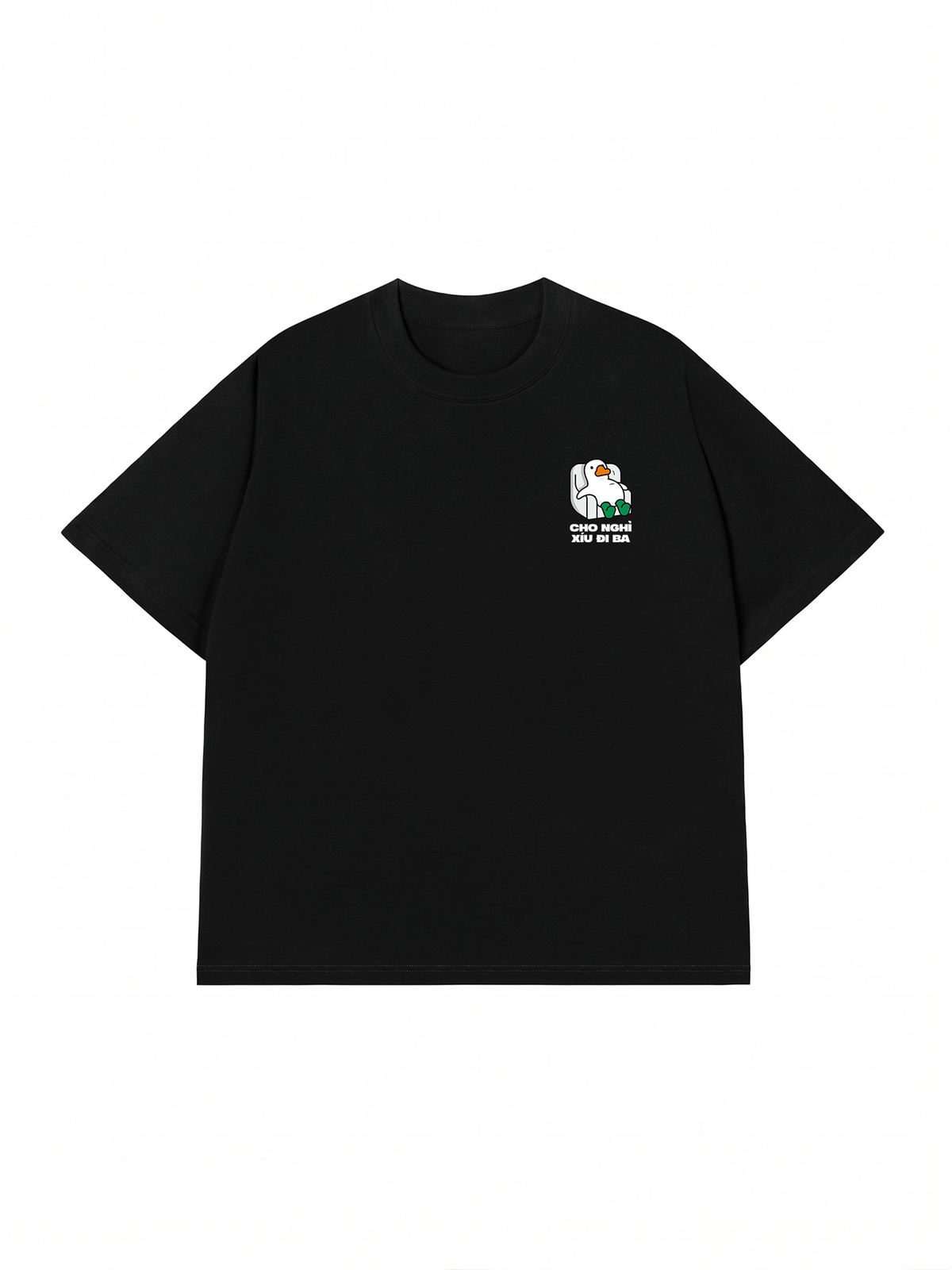 Áo Thun Relaxed Fit Cho Nghỉ Xíu Đi Ba