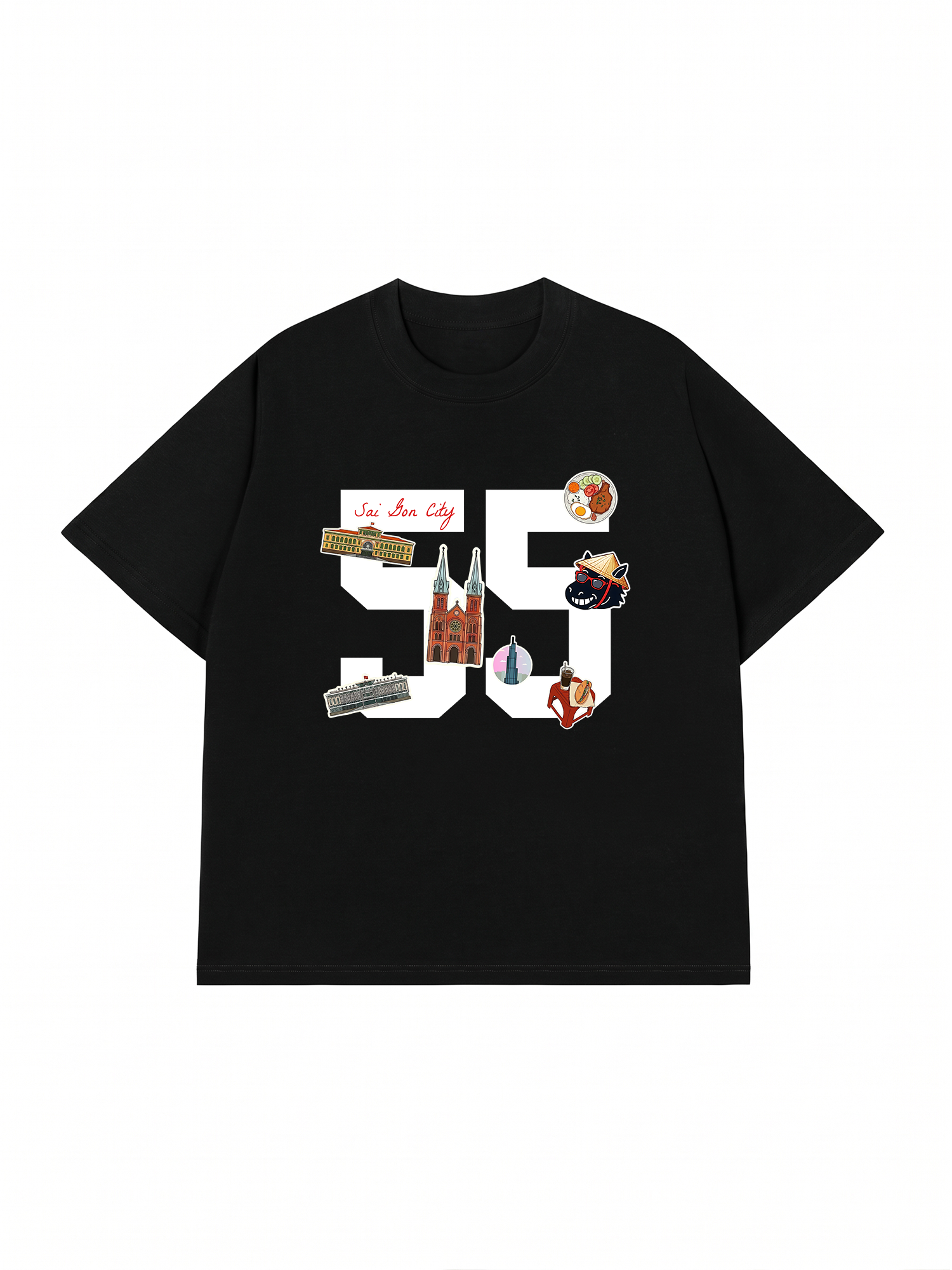 Áo Thun Relaxed Fit Sài Gòn 55