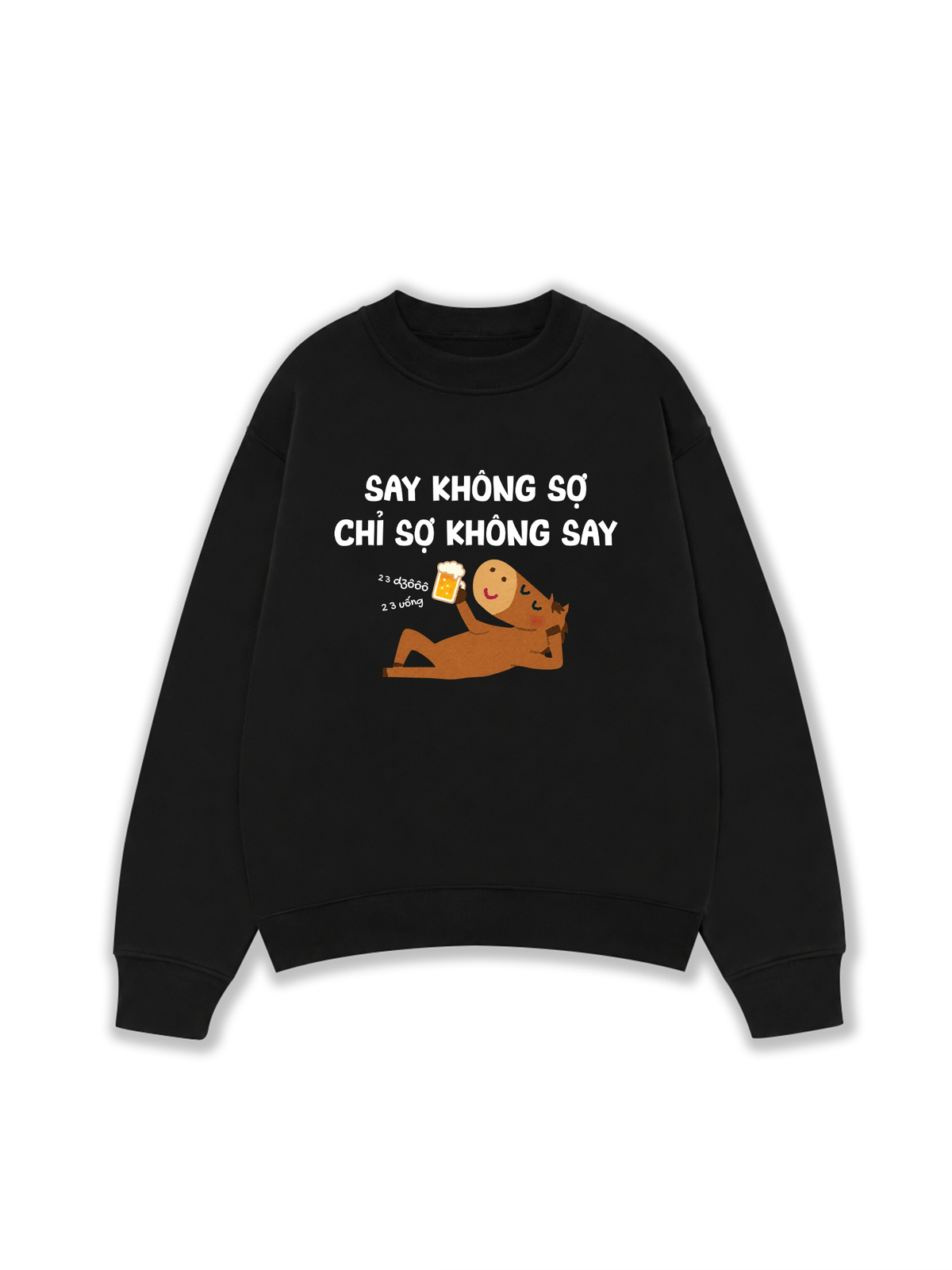 Áo Sweater Nỉ Hai Da Say Không Sợ
