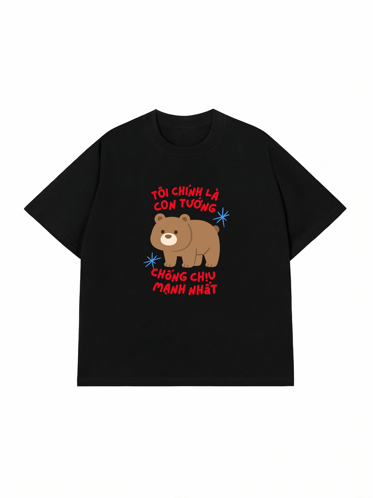 Áo Thun Relaxed Fit Con Tướng Chống Chịu
