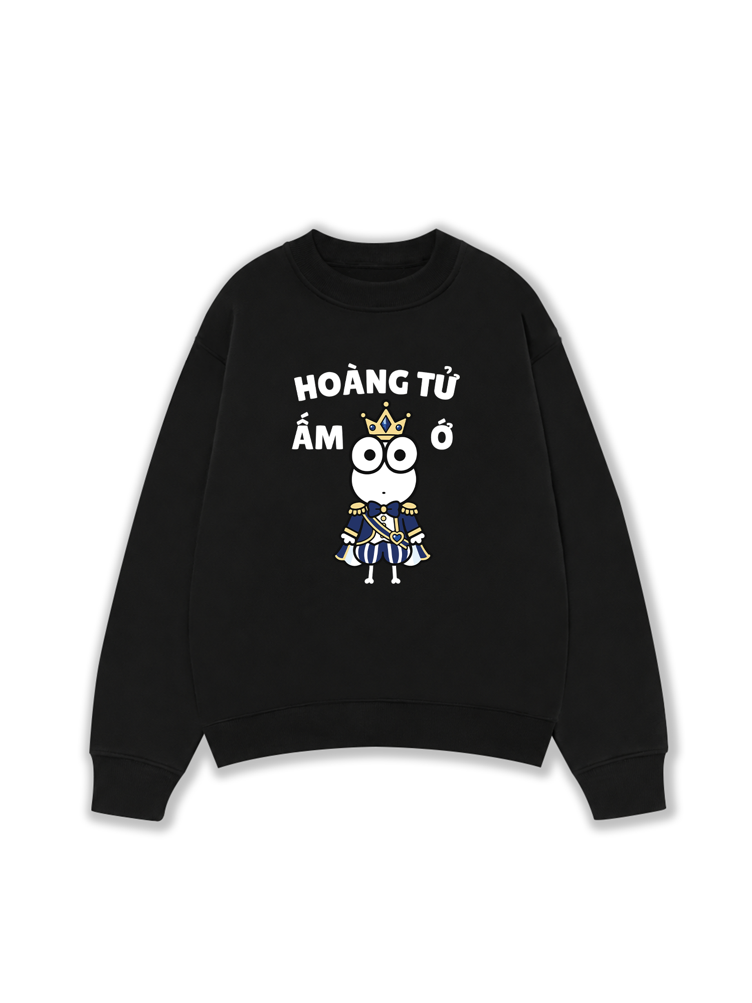 Áo Sweater Nỉ Hai Da Hoàng Tử Ấm Ớ