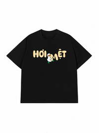 Áo Thun Relaxed Fit Vịt Hơi Mệt