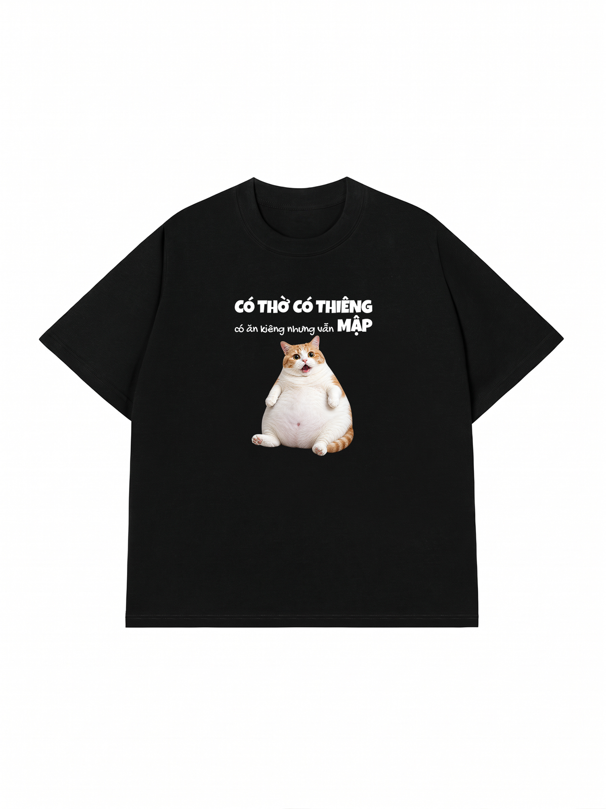 Áo Thun Relaxed Fit Có Ăn Kiêng Nhưng Vẫn Mập
