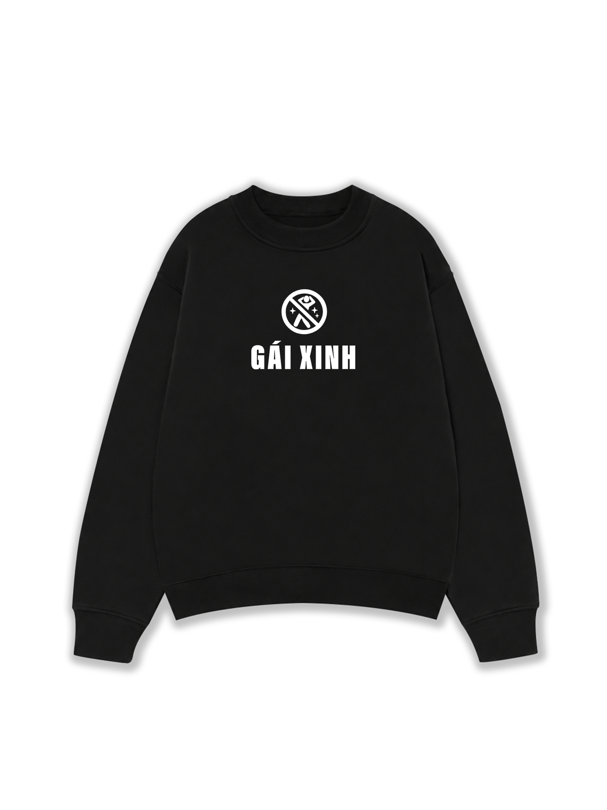Áo Sweater Nỉ Hai Da Vui Lòng Không Hoảng Loạn Khi Thấy Gái Xinh