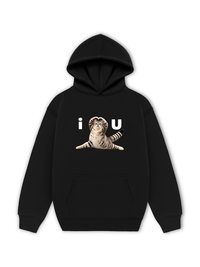 Áo Hoodie Nỉ Hai Da I Love You