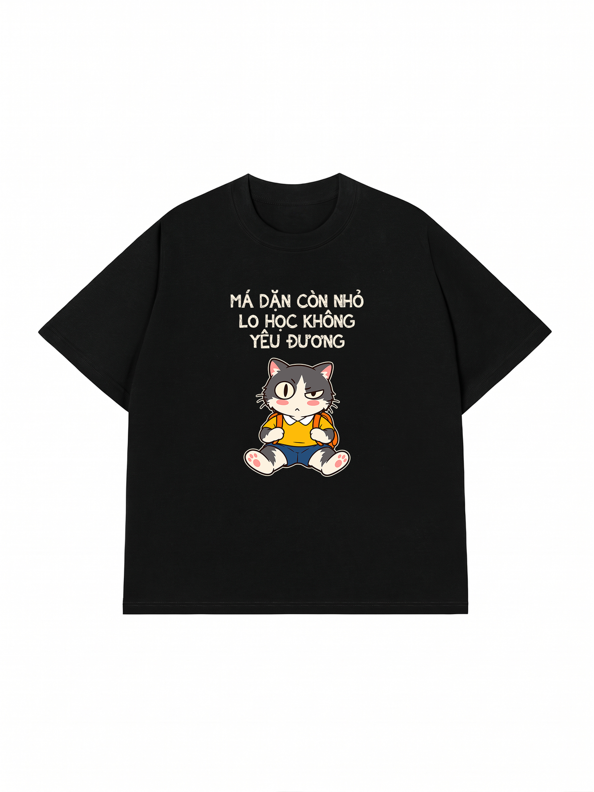 Áo Thun Relaxed Fit Còn Nhỏ Lo Học