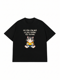 Áo Thun Relaxed Fit Còn Nhỏ Lo Học