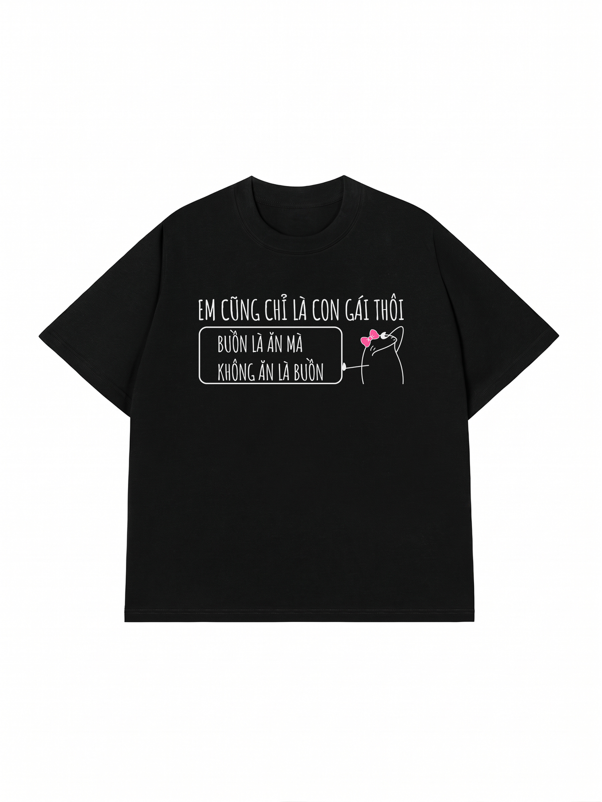 Áo Thun Relaxed Fit Em Cũng Là Con Gái Thôi