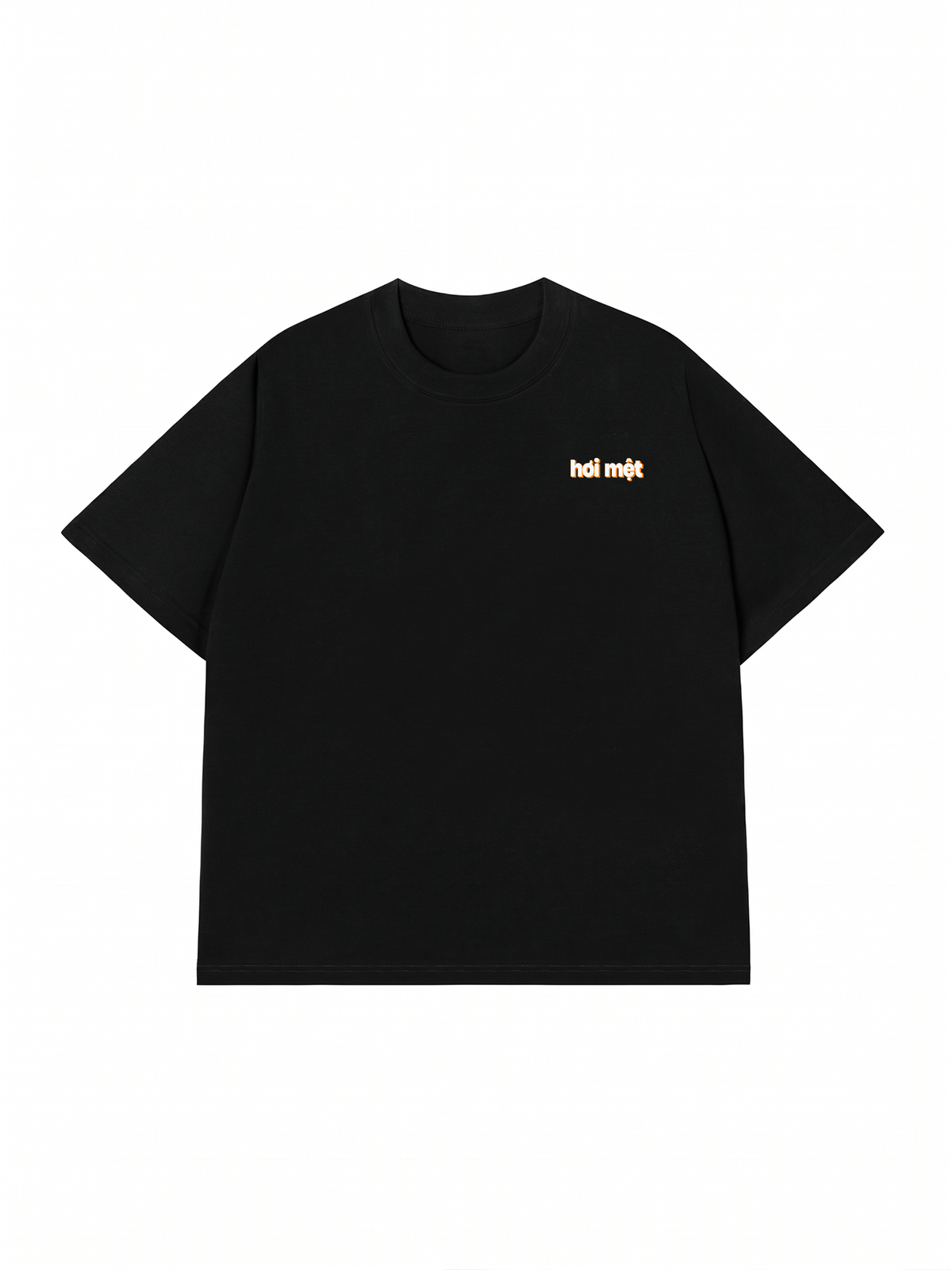 Áo Thun Relaxed Fit Thẳng Lưng Lên