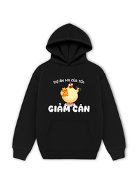 Áo Hoodie Nỉ Hai Da Dự Án Ma Của Tôi Giảm Cân