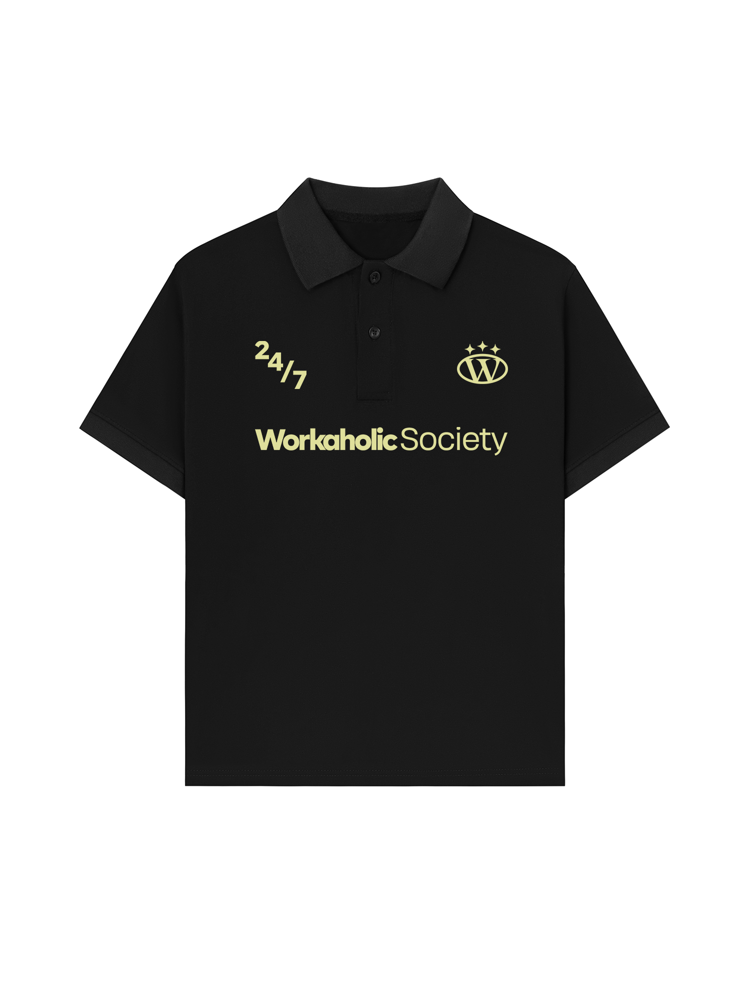 Áo Polo Relaxed Fit Workaholic Society