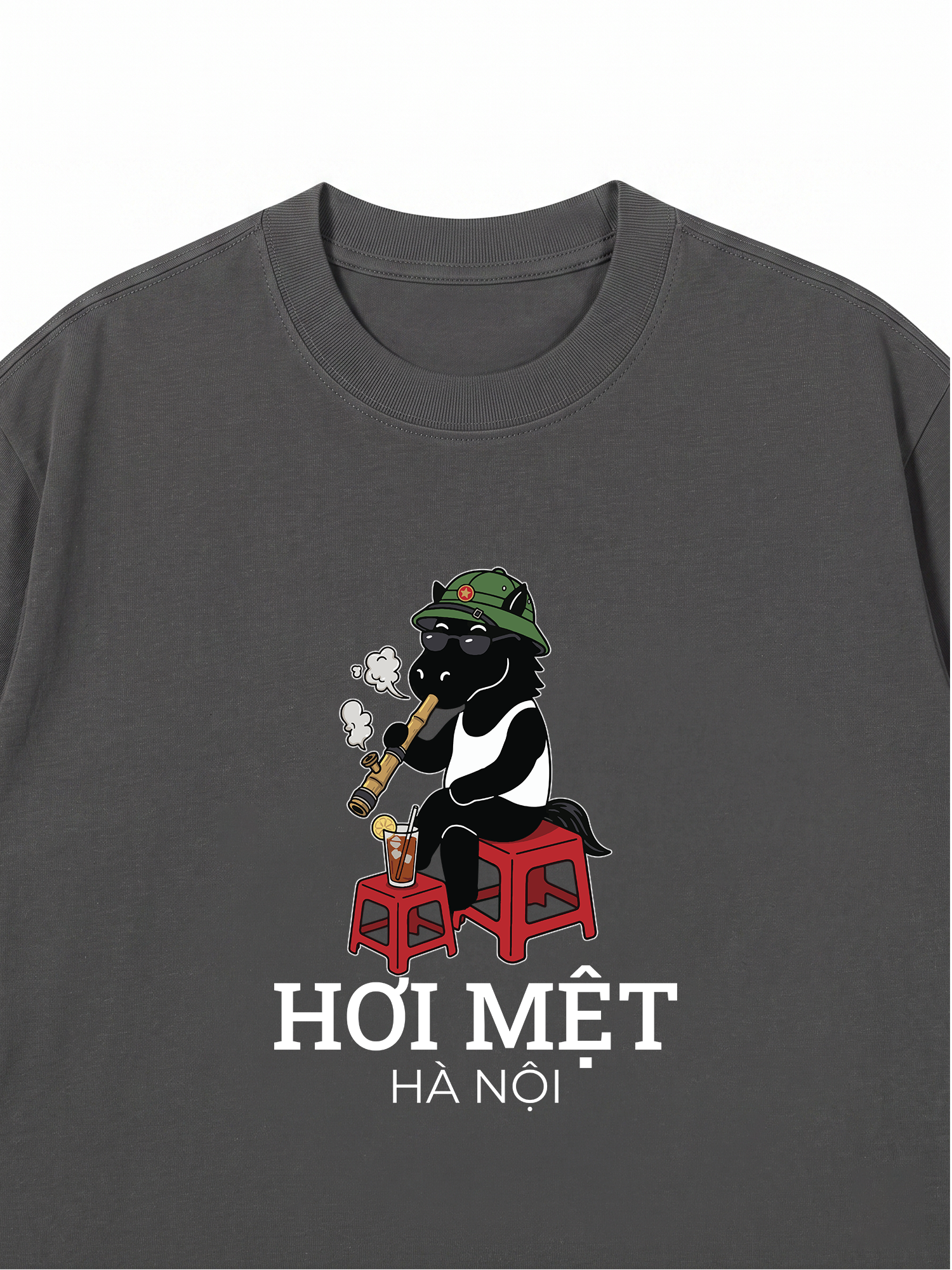 Áo Thun Relaxed Fit Hà Nội Hơi Mệt