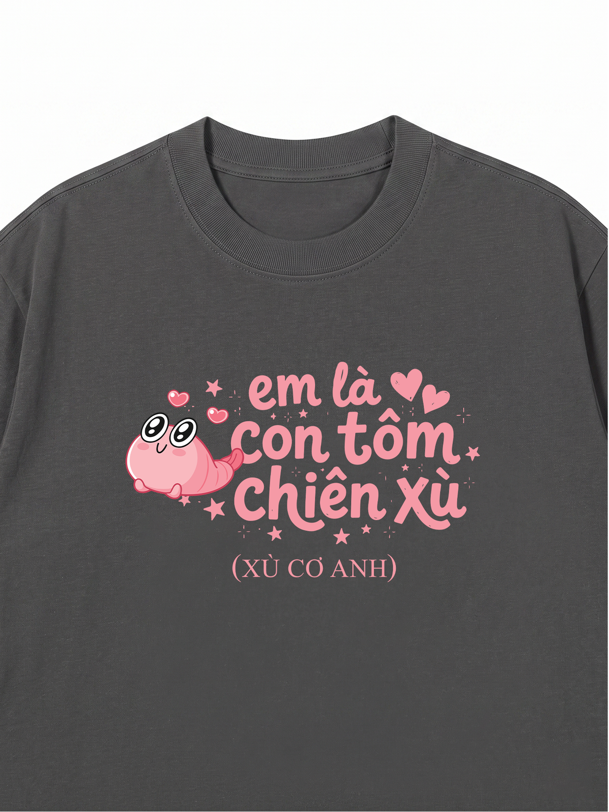 Áo Thun Relaxed Fit Tôm Chiên Xù