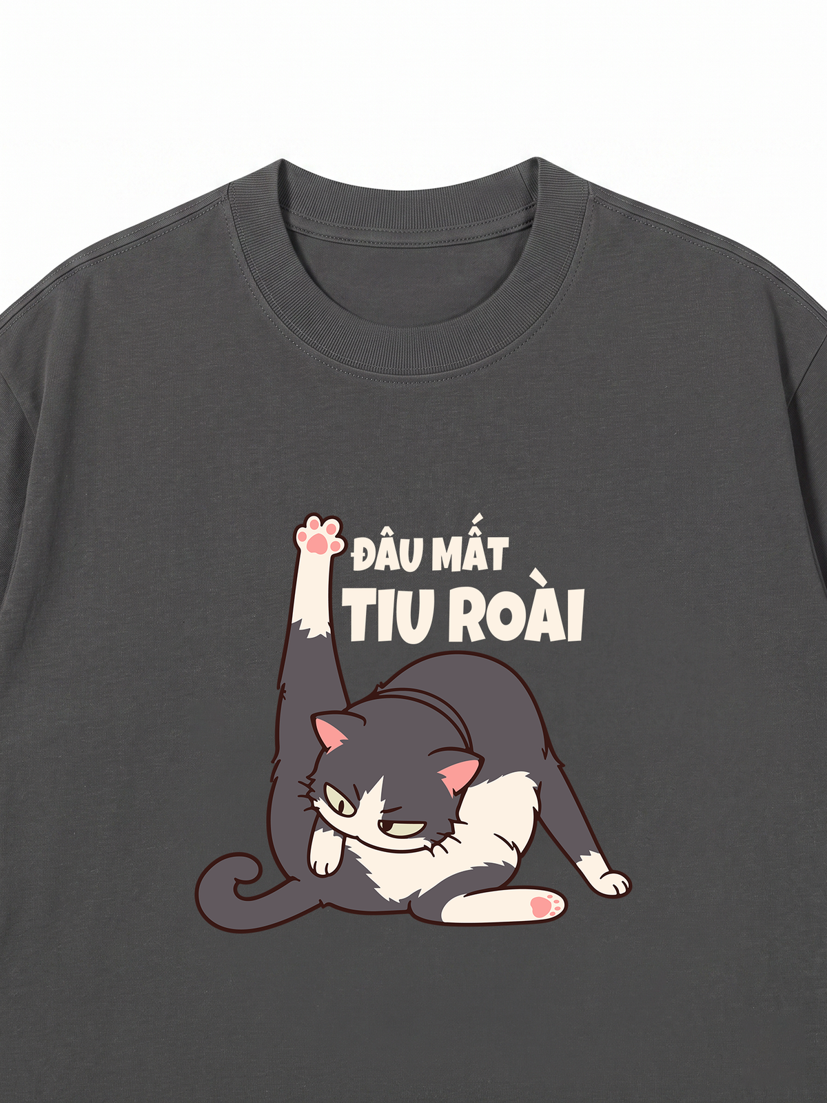 Áo Thun Relaxed Fit Đâu Mất Tiu Roài