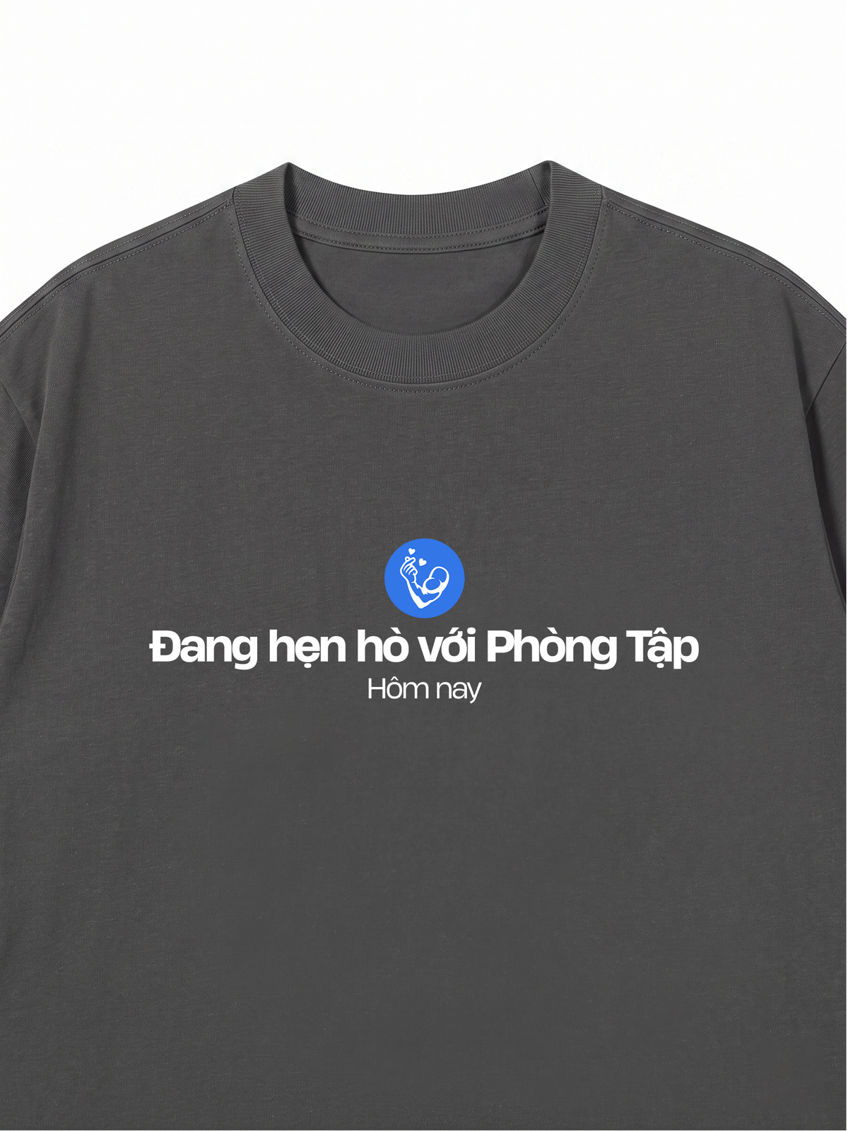 Áo Thun Relaxed Fit Hẹn Hò Phòng Tập