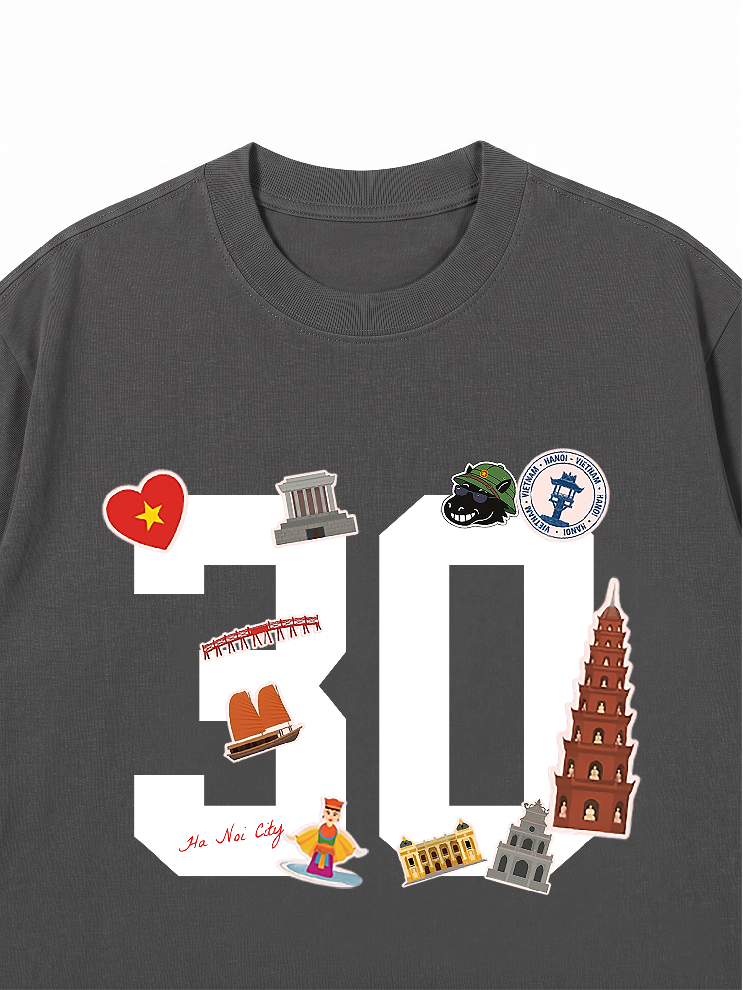 Áo Thun Relaxed Fit Hà Nội 30
