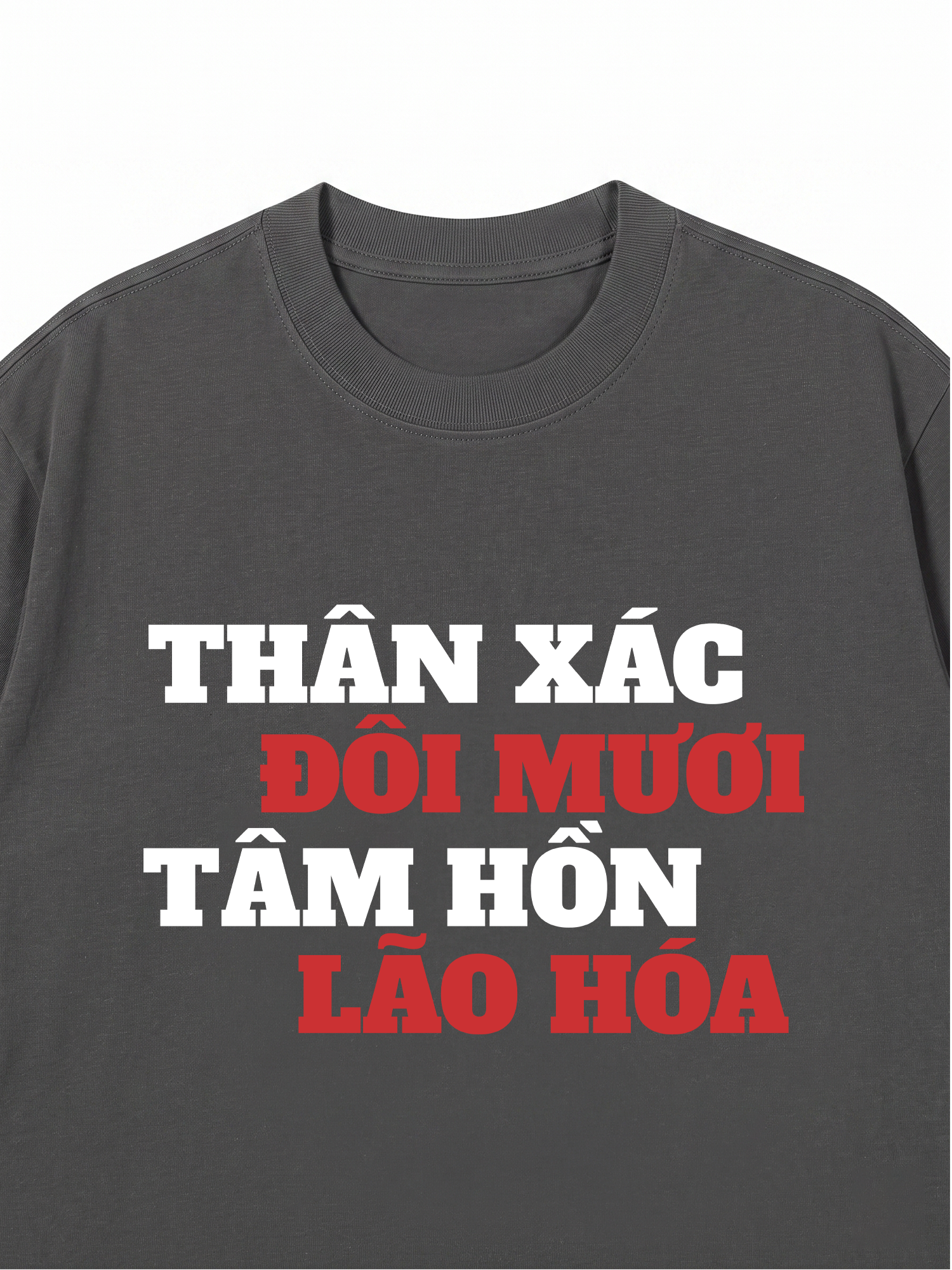 Áo Thun Relaxed Fit Thân Xác Đôi Mươi