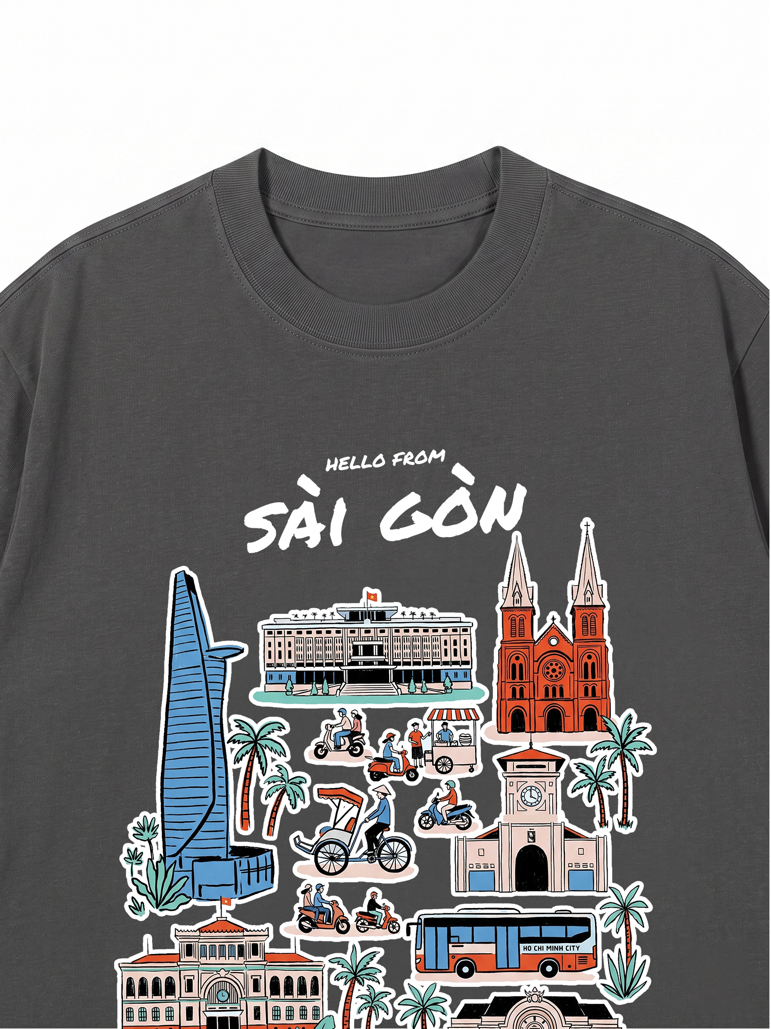 Áo Thun Relaxed Fit Hello From Sài Gòn