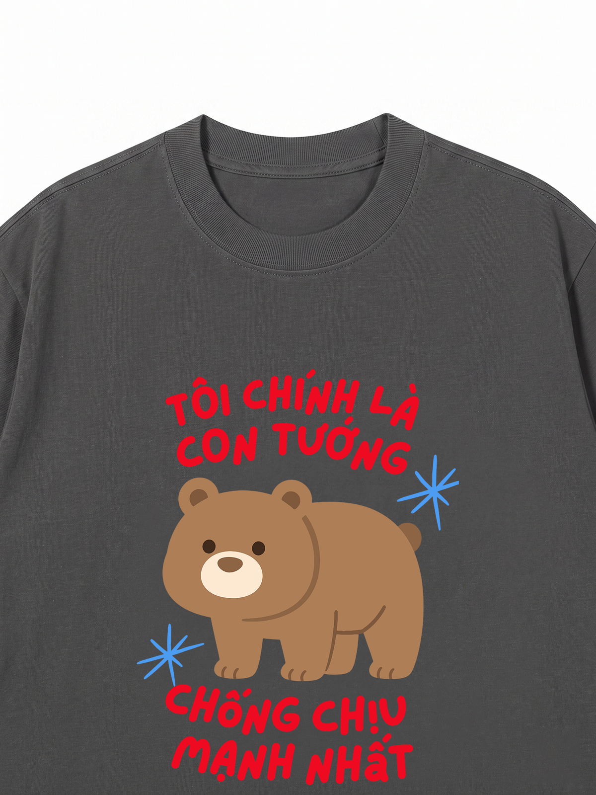 Áo Thun Relaxed Fit Con Tướng Chống Chịu
