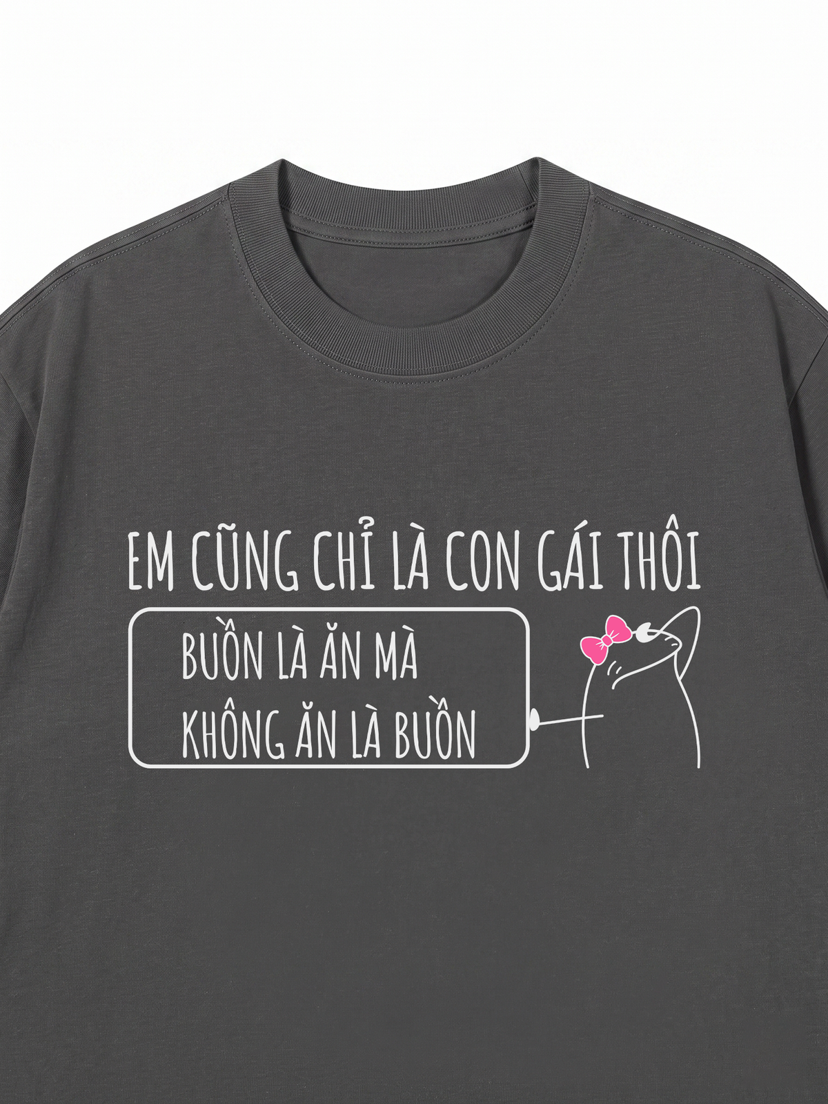 Áo Thun Relaxed Fit Em Cũng Là Con Gái Thôi