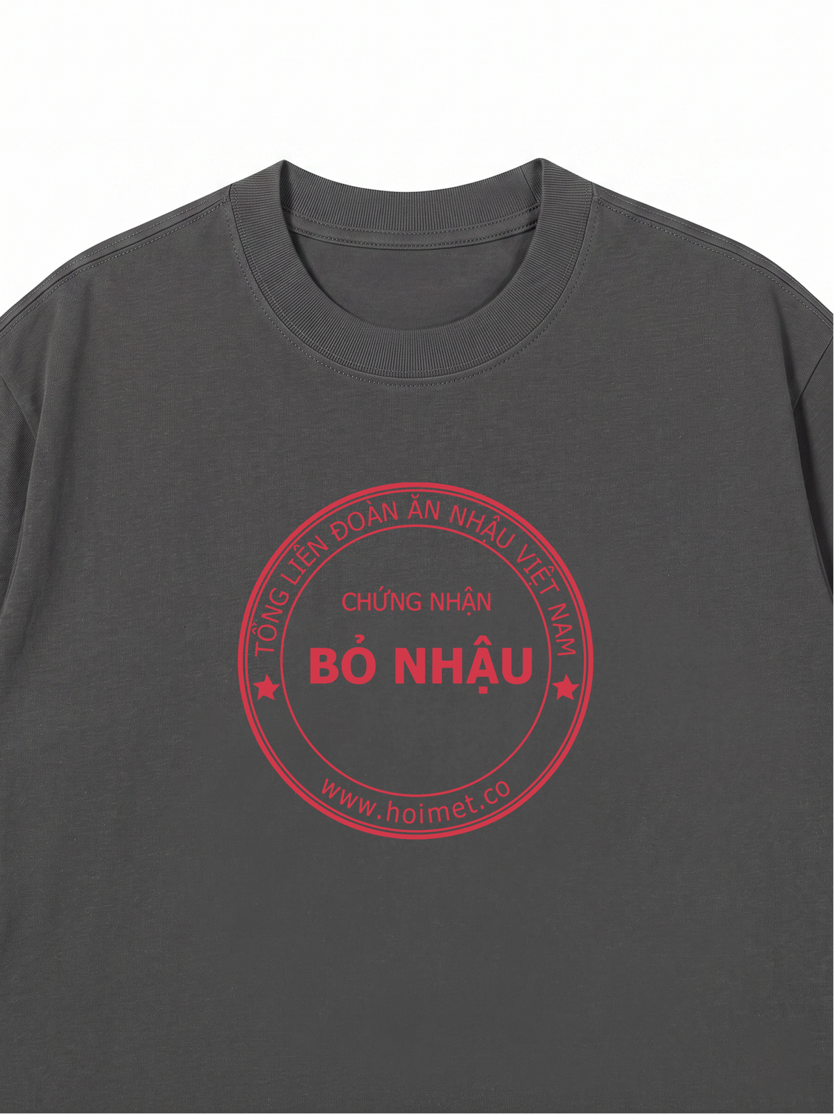 Áo Thun Relaxed Fit Chứng Nhận Bỏ Nhậu