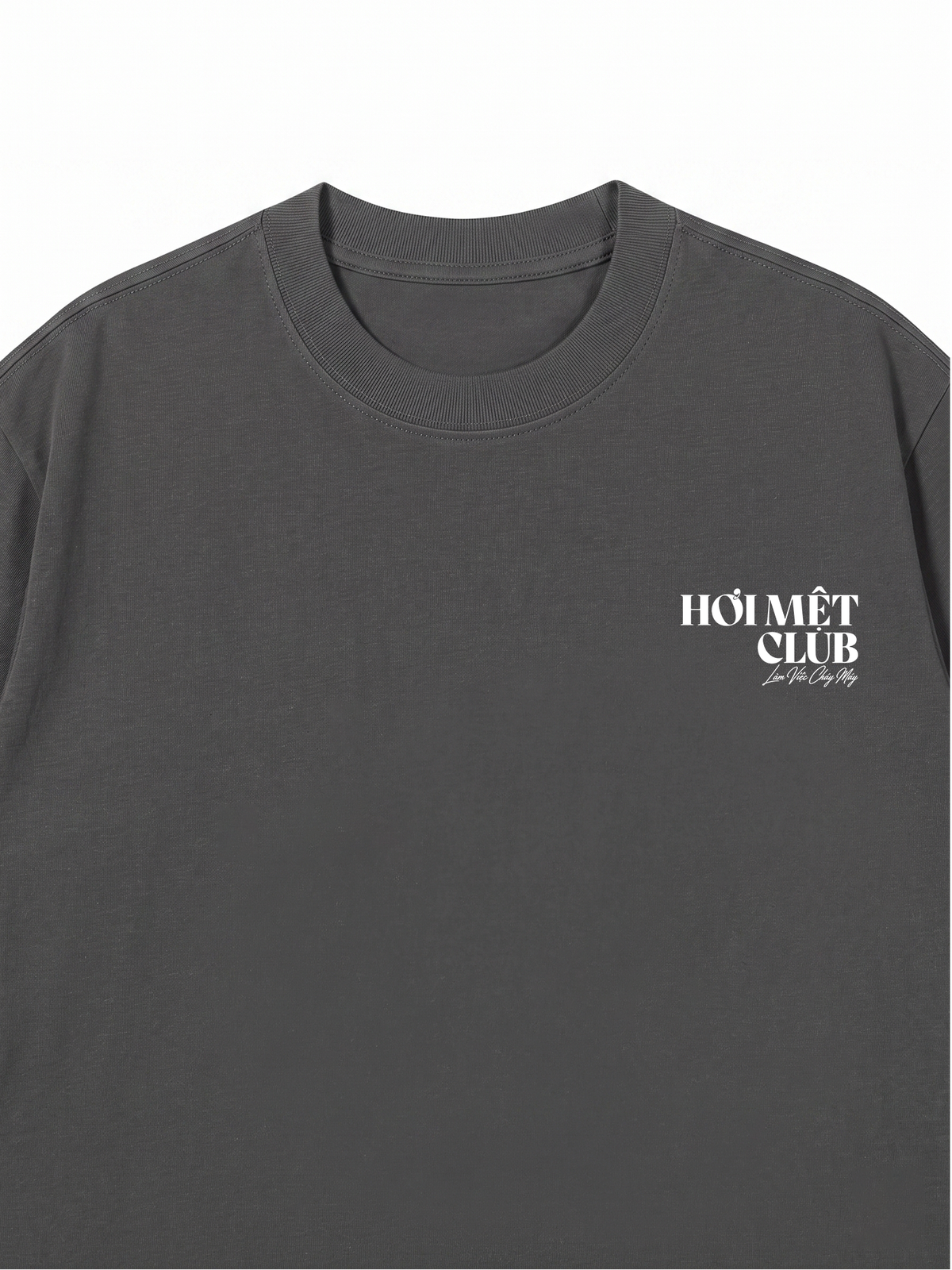 Áo Thun Relaxed Fit Làm Việc Cháy Máy