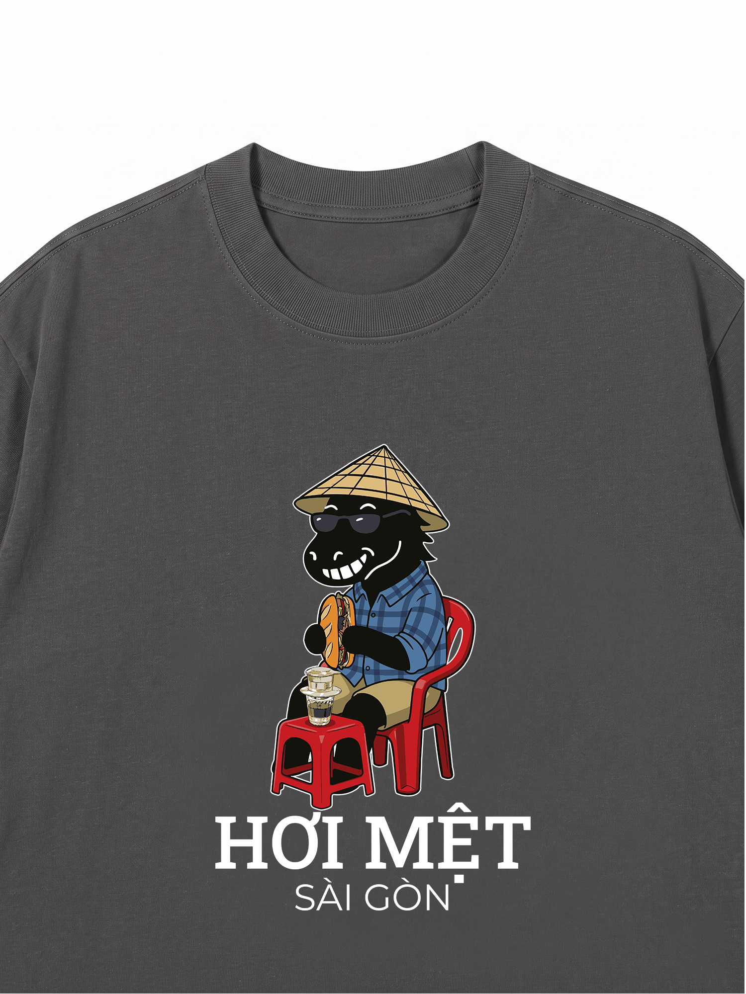Áo Thun Relaxed Fit Sài Gòn Hơi Mệt