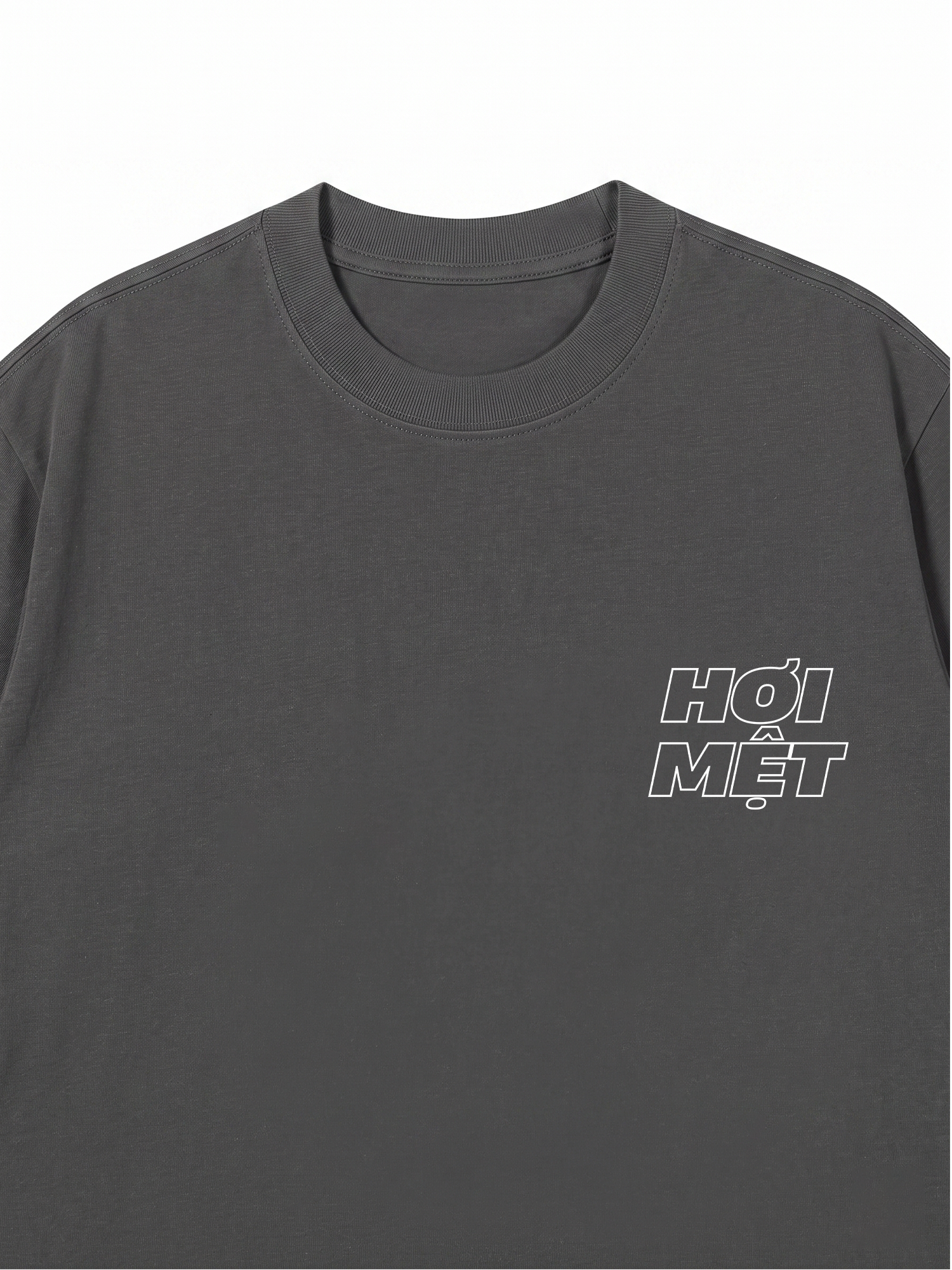 Áo Thun Relaxed Fit Đang Đi Tập Tạ