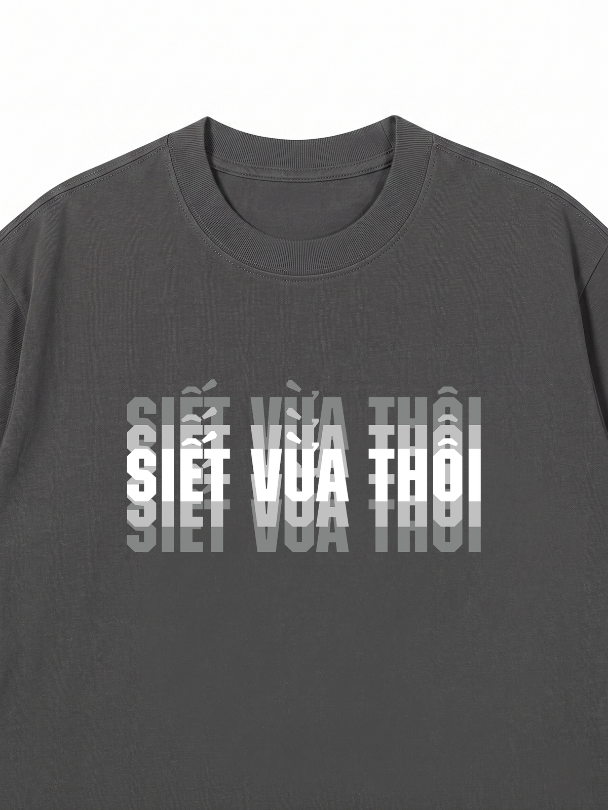 Áo Thun Relaxed Fit Siết Vừa Thôi