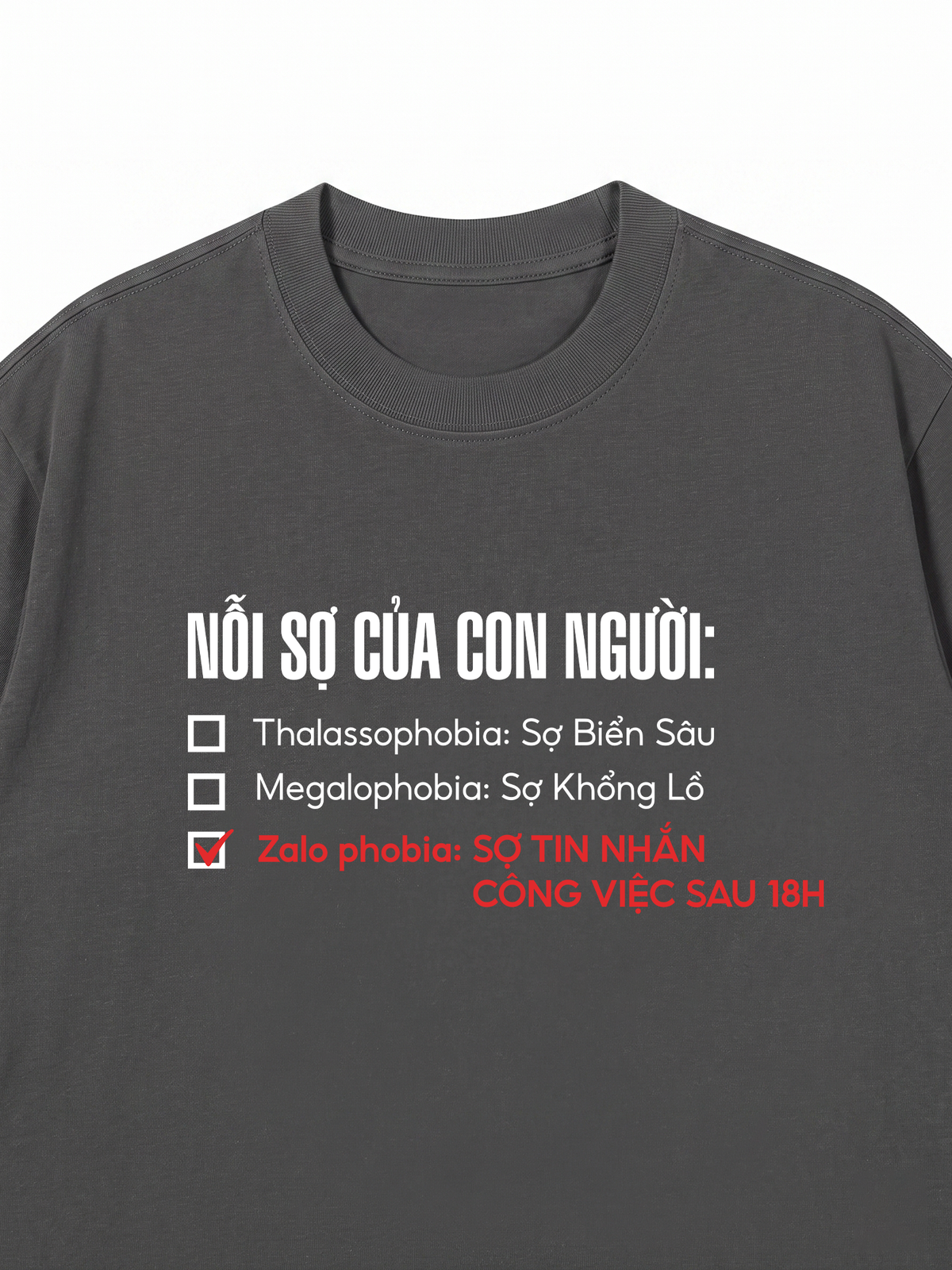Áo Thun Relaxed Fit Zalophobia
