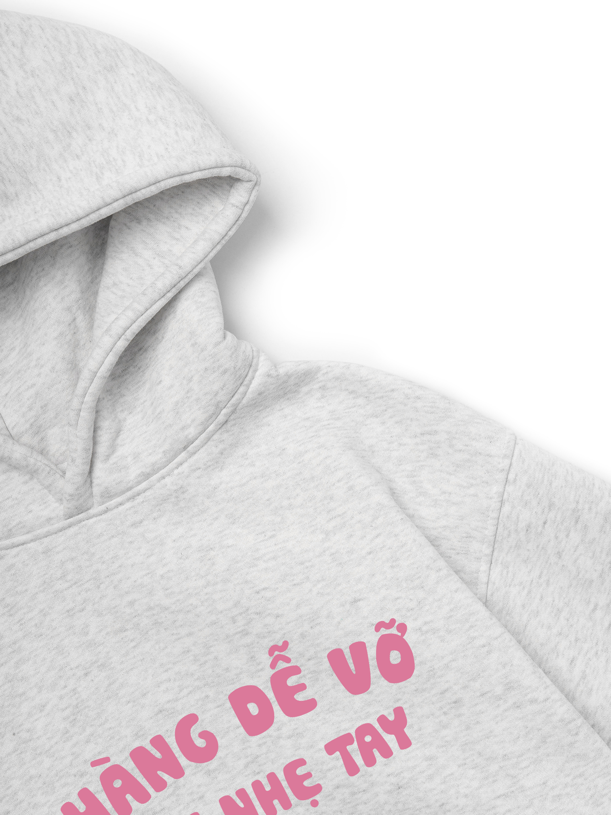Áo Hoodie Nỉ Hai Da Cẩn Thận Vỡ