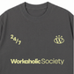 Áo Thun Relaxed Workaholic Society