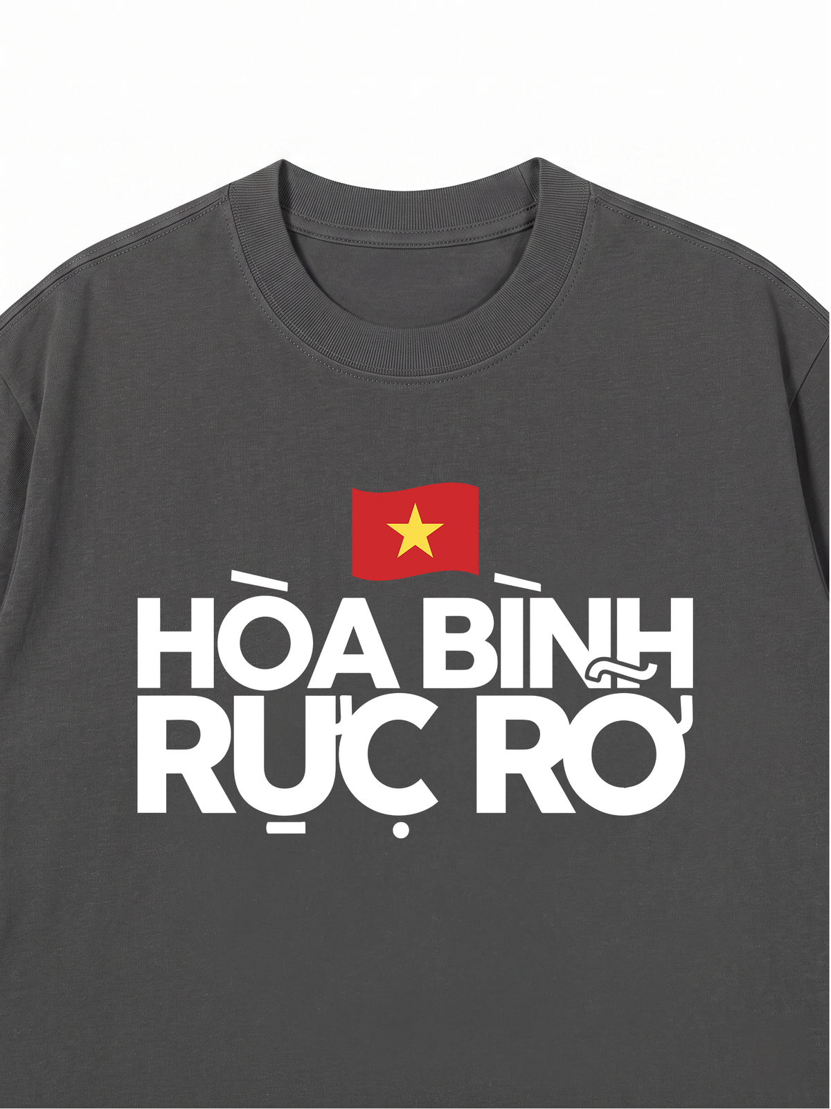 Áo Thun Relaxed Fit Hòa Bình Rực Rỡ