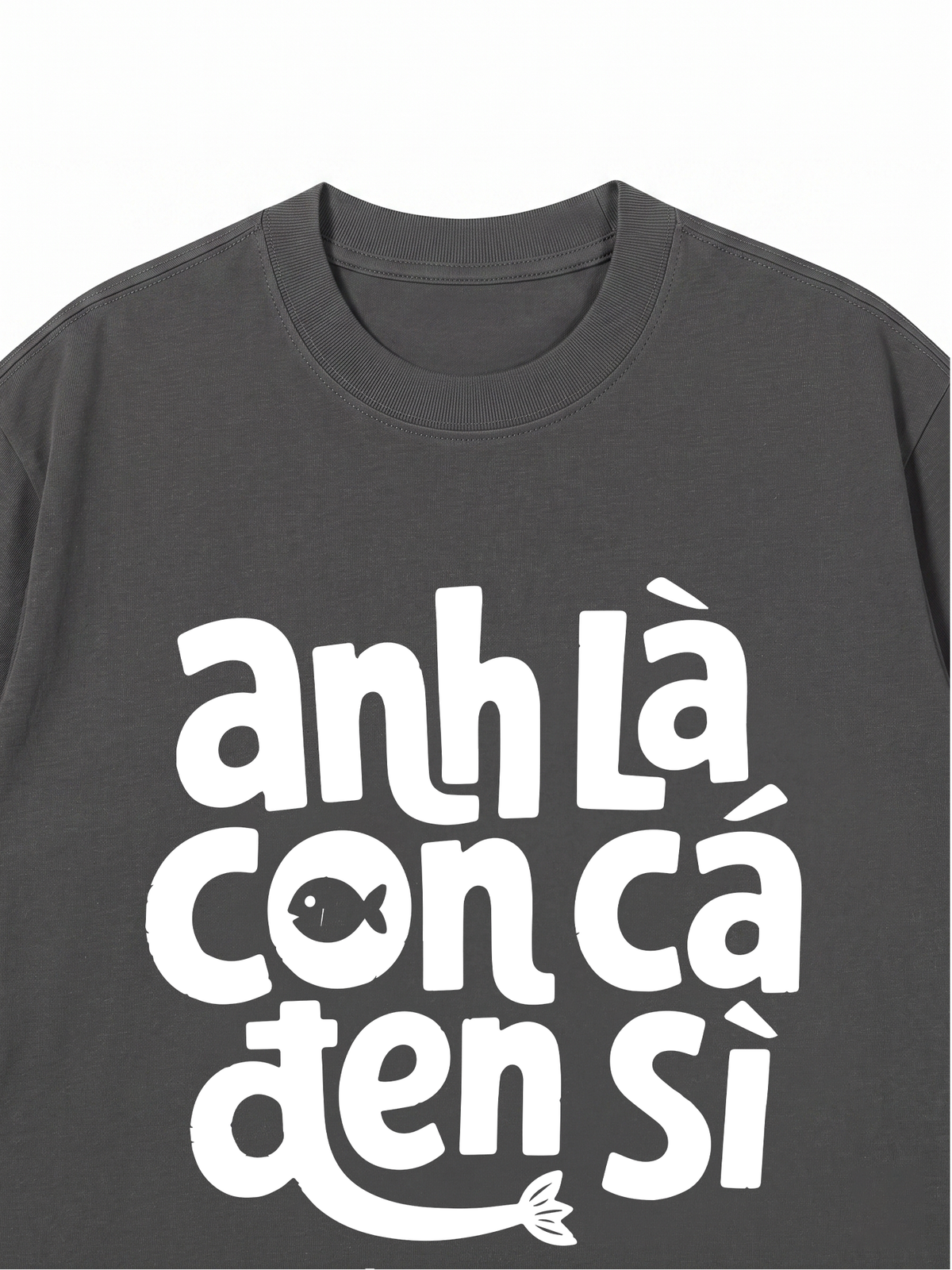 Áo Thun Relaxed Fit Cá Đen Xì