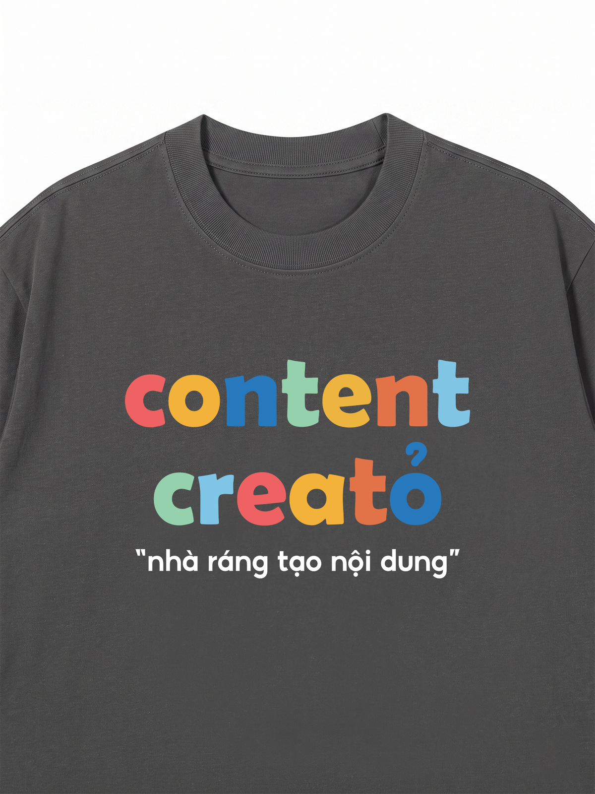Áo Thun Relaxed Fit Content Creator