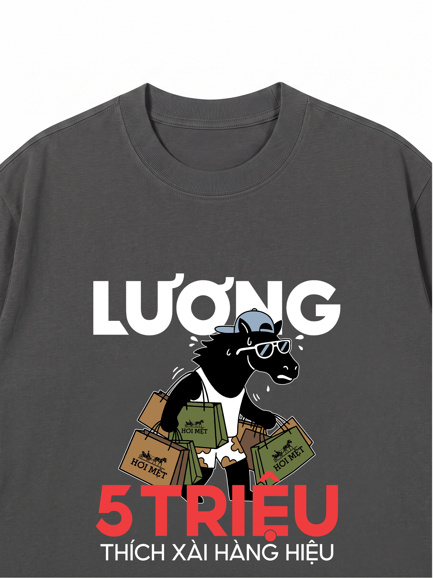 Áo Thun Relaxed Fit Thích Xài Hàng Hiệu