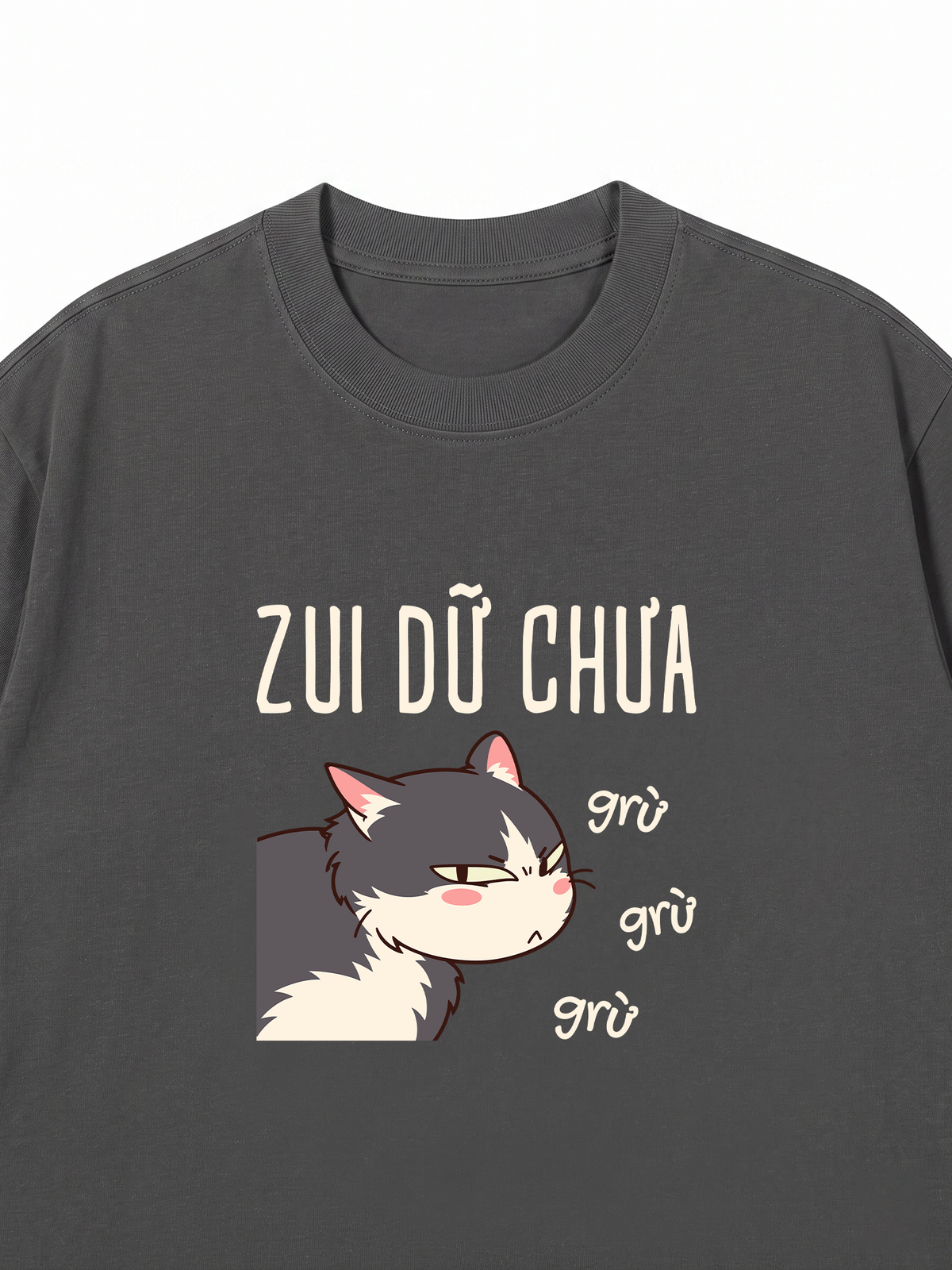 Áo Thun Relaxed Fit Zui Dữ Chưa