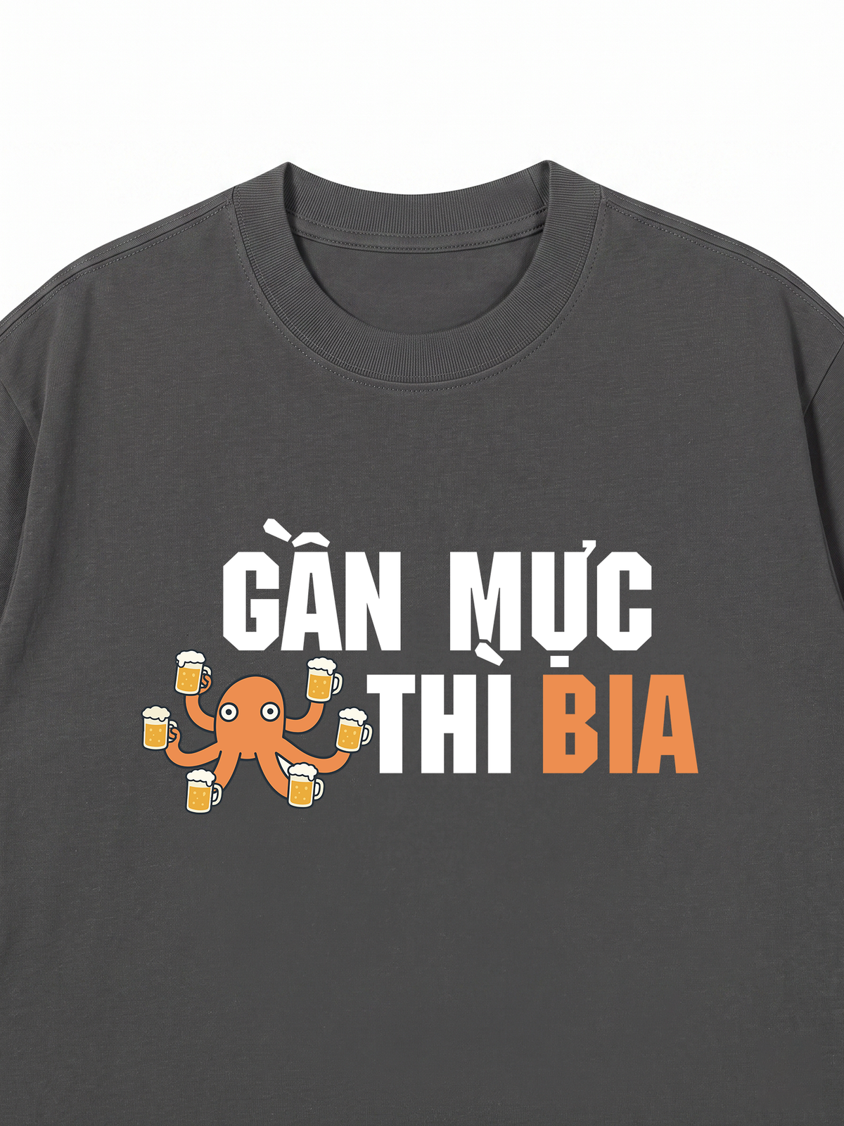 Áo Thun Relaxed Fit Gần Mực Thì Bia