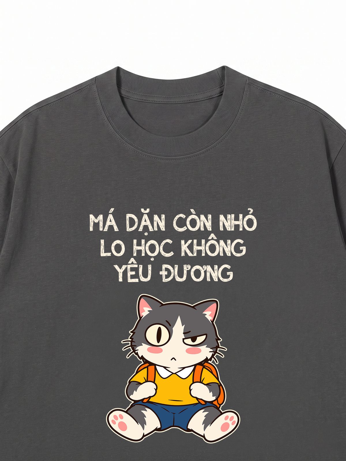 Áo Thun Relaxed Fit Còn Nhỏ Lo Học