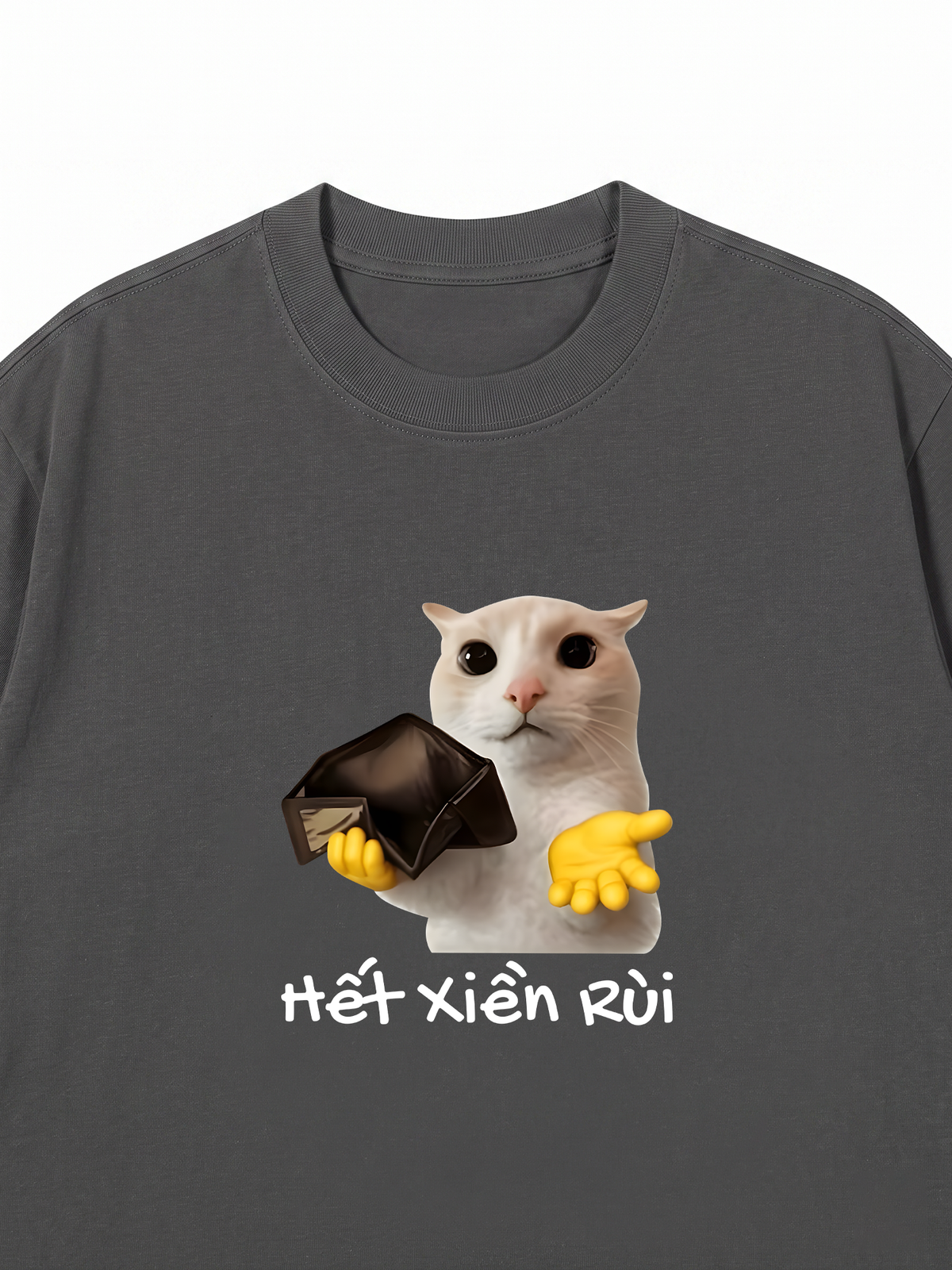 Áo Thun Relaxed Fit Hết Xiền Rùi