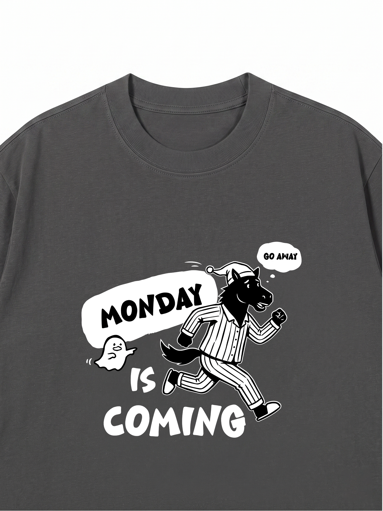 Áo Thun Relaxed Fit Monday Is Coming