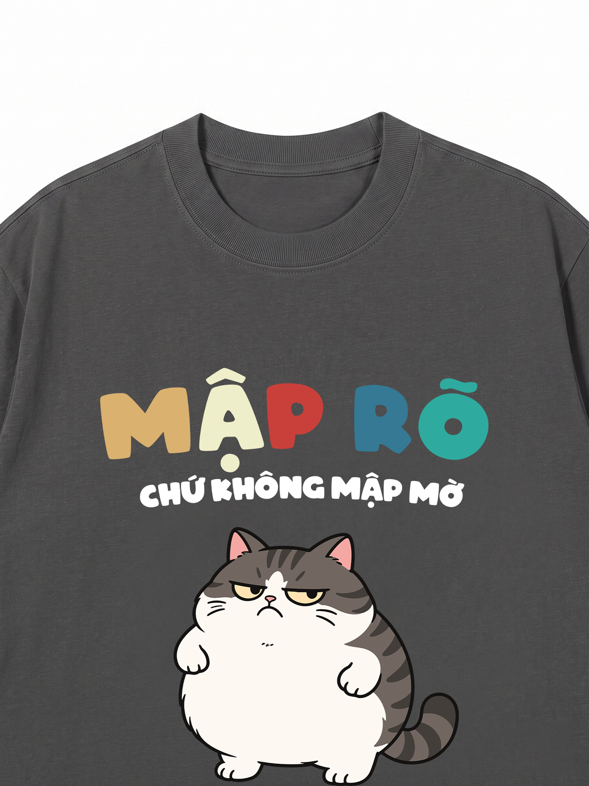 Áo Thun Relaxed Fit Mập Rõ