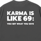 Áo Thun Relaxed Fit Karma Like 69
