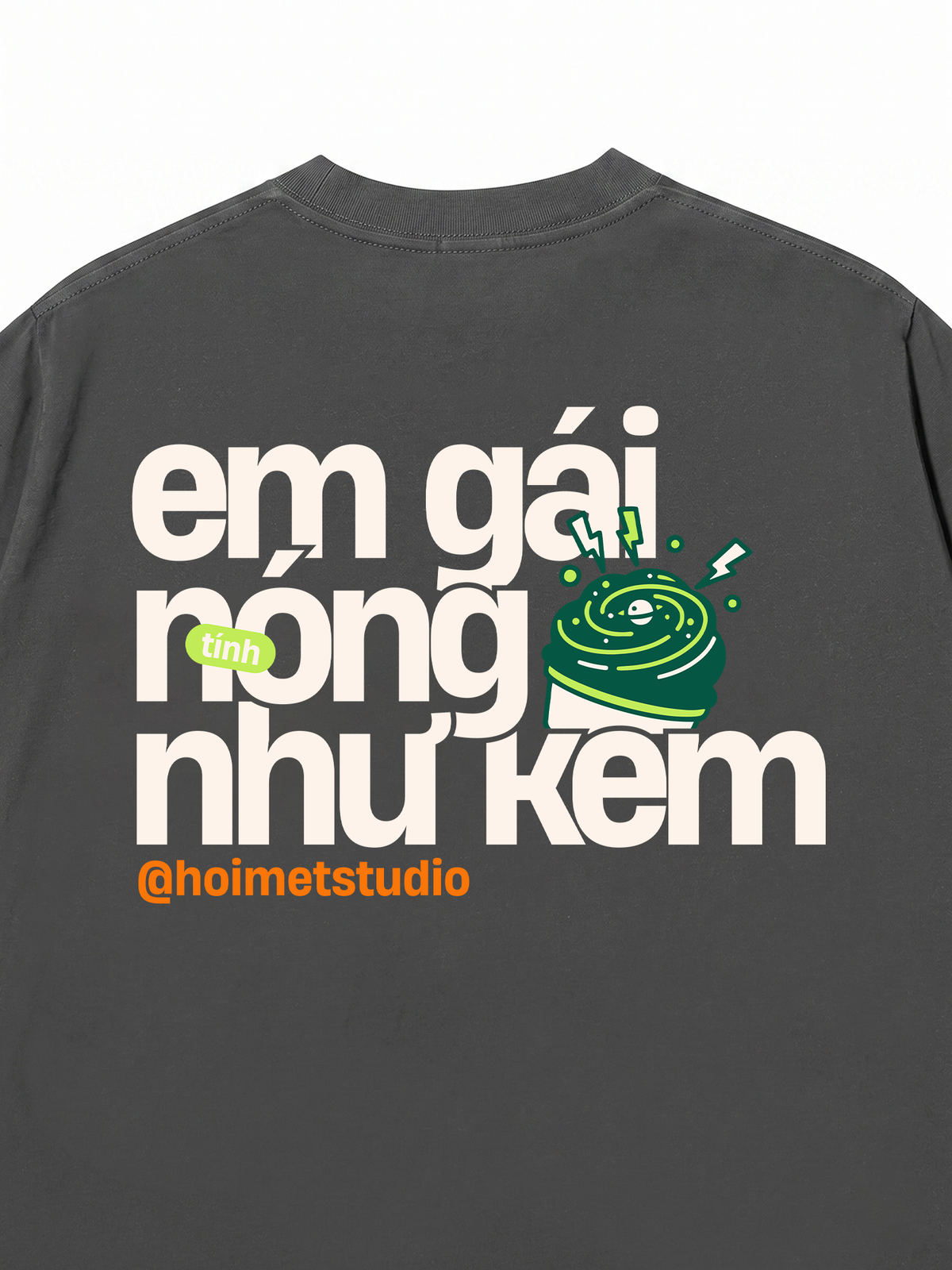 Áo Thun Relaxed Fit Em Gái Tính Nóng Như Kem